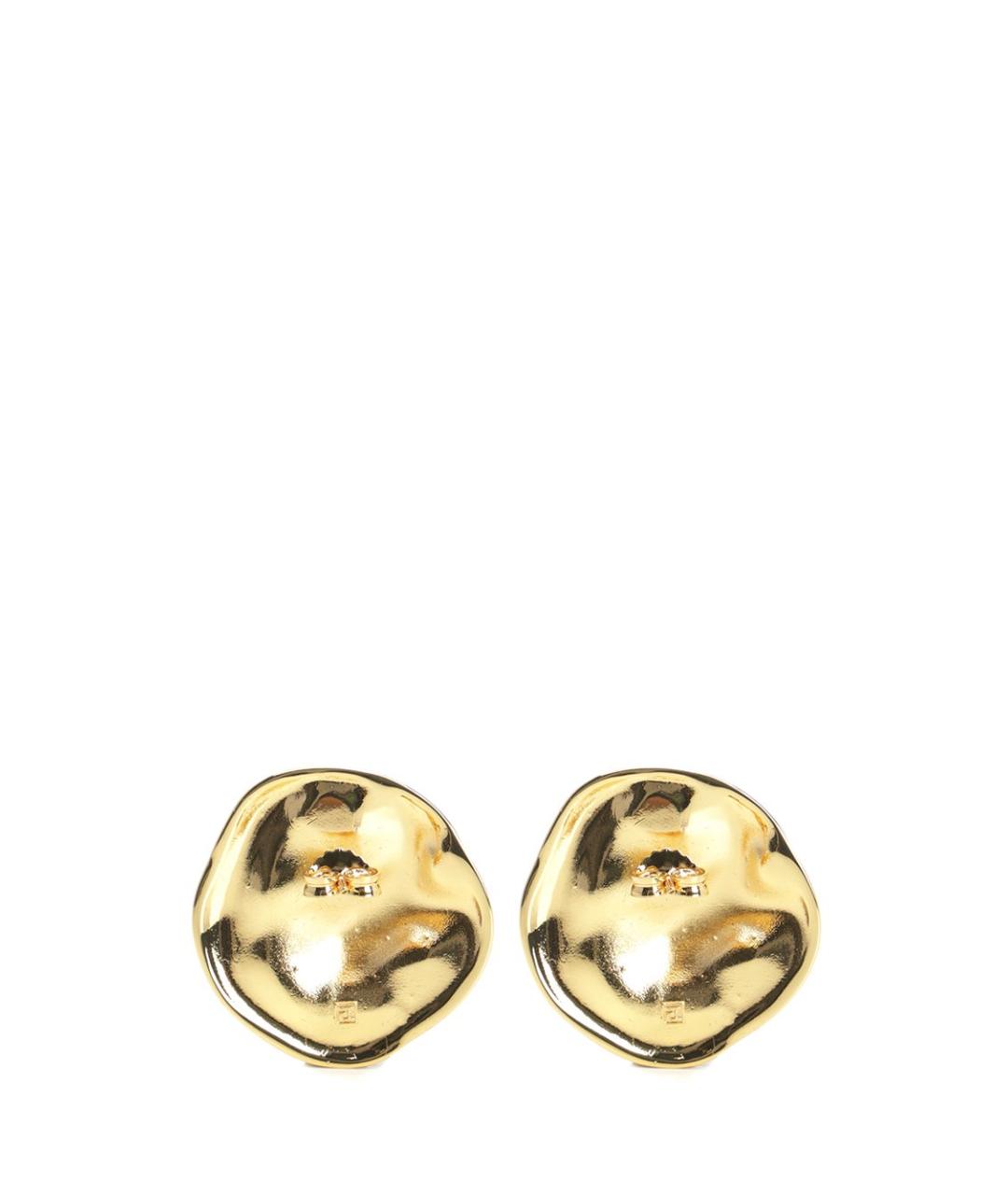FEDERICA TOSI Золотые металлические серьги, фото 2