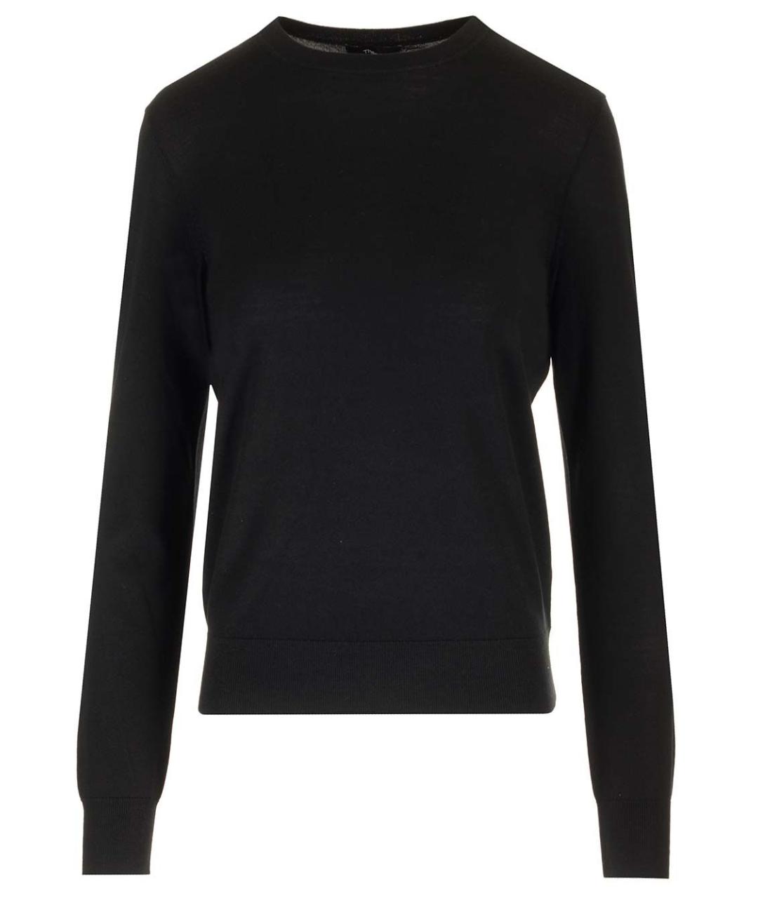 THEORY Черный шерстяной джемпер / свитер, фото 1