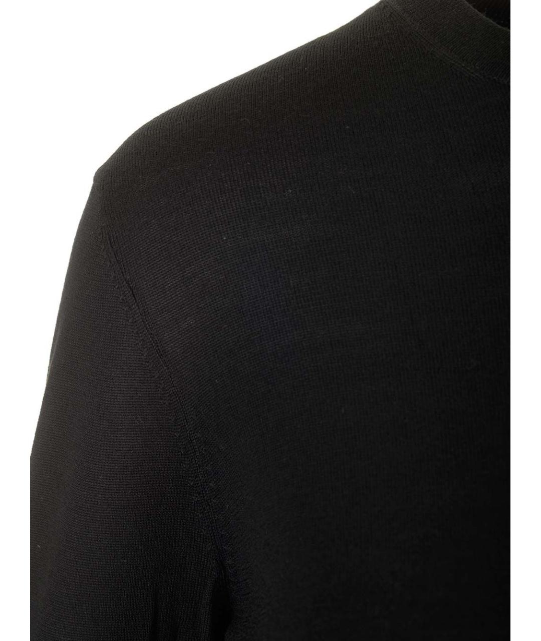 THEORY Черный шерстяной джемпер / свитер, фото 3