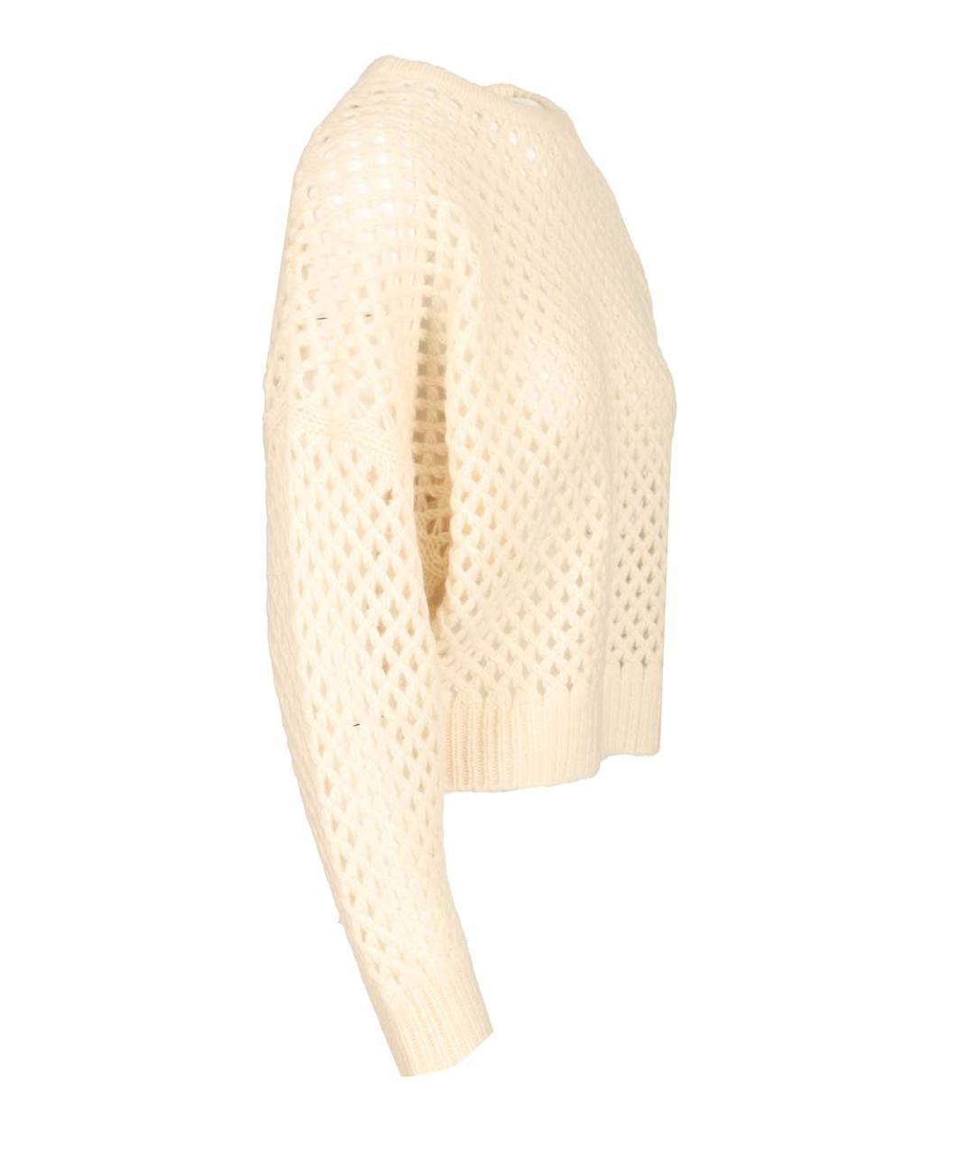 MAX MARA Бежевый кашемировый джемпер / свитер, фото 3