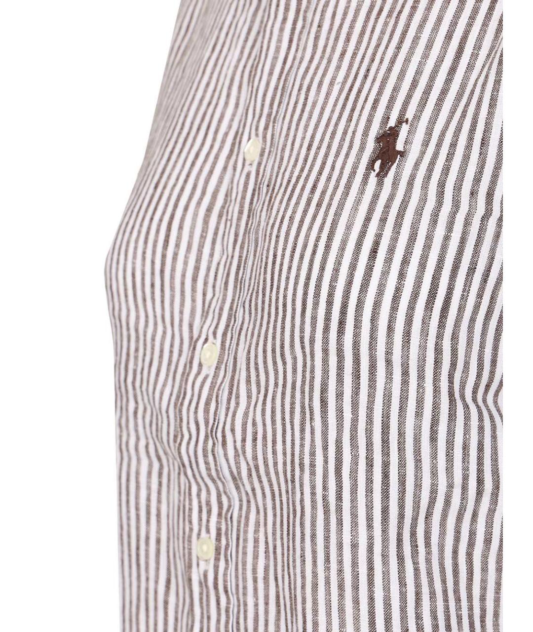 POLO RALPH LAUREN Серая льняная рубашка, фото 3