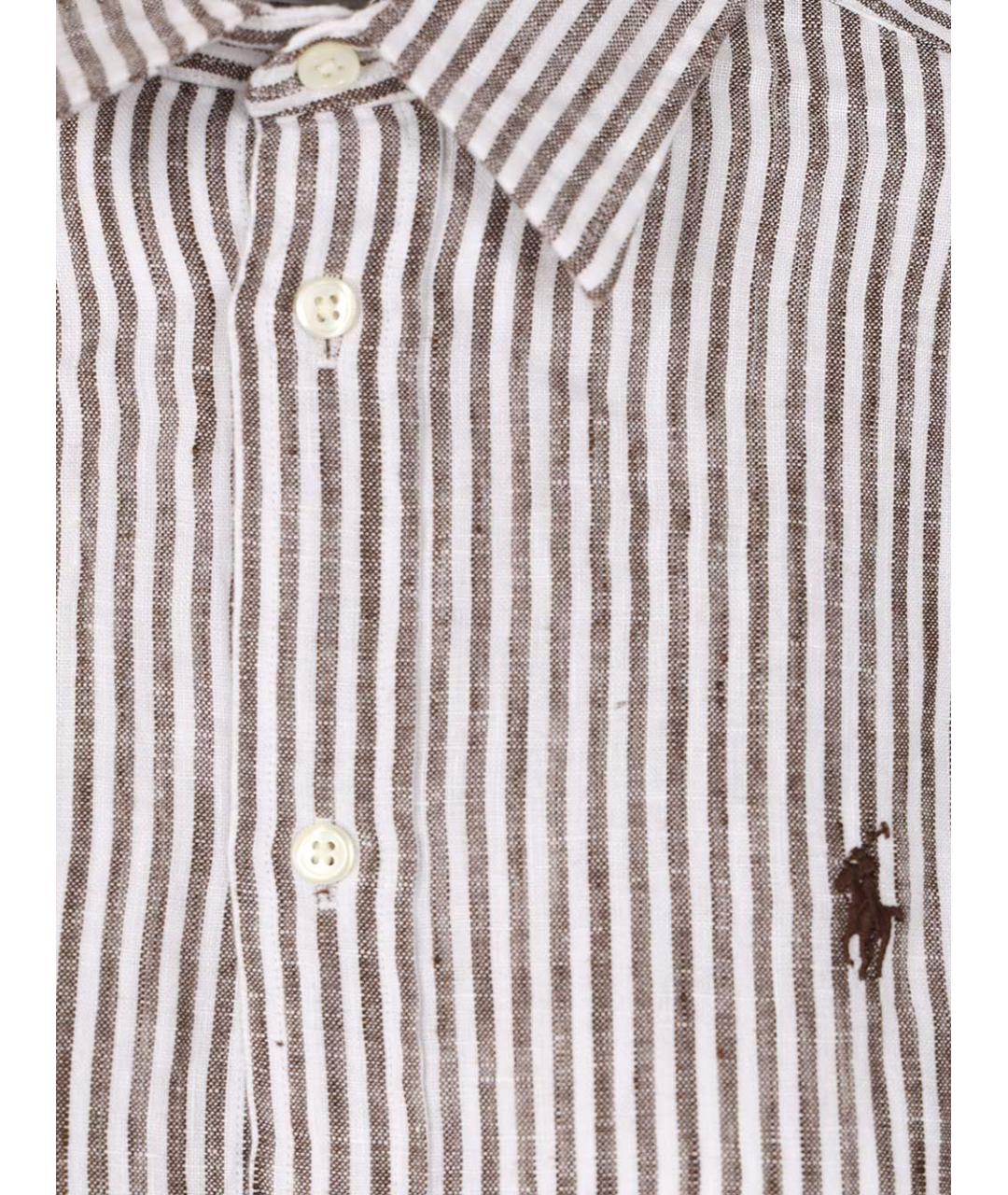 POLO RALPH LAUREN Серая льняная рубашка, фото 4