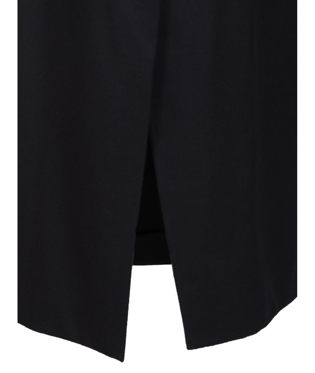 MAX MARA STUDIO Синяя шерстяная юбка миди, фото 4