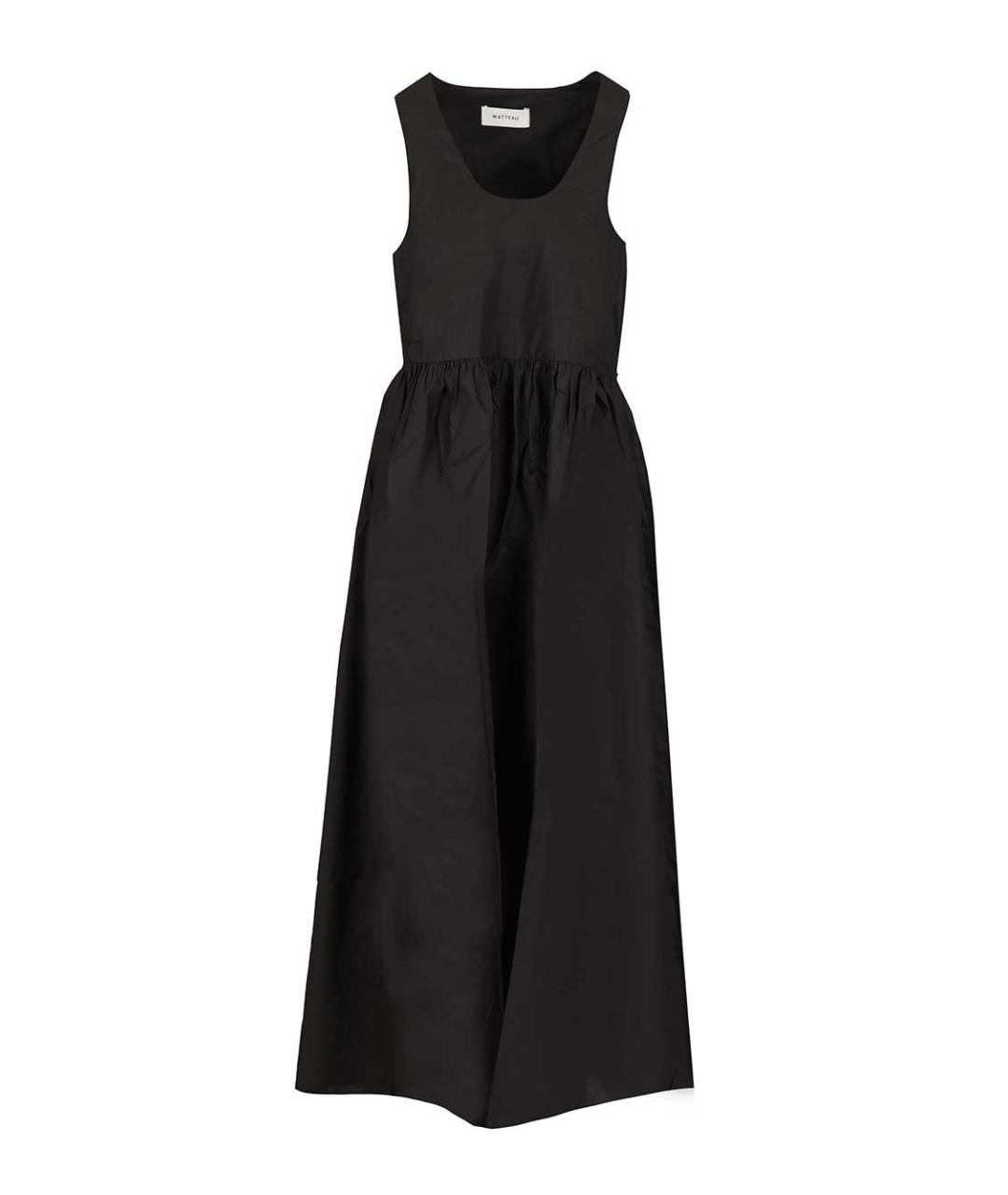 MATTEAU Черное хлопковое платье, фото 1