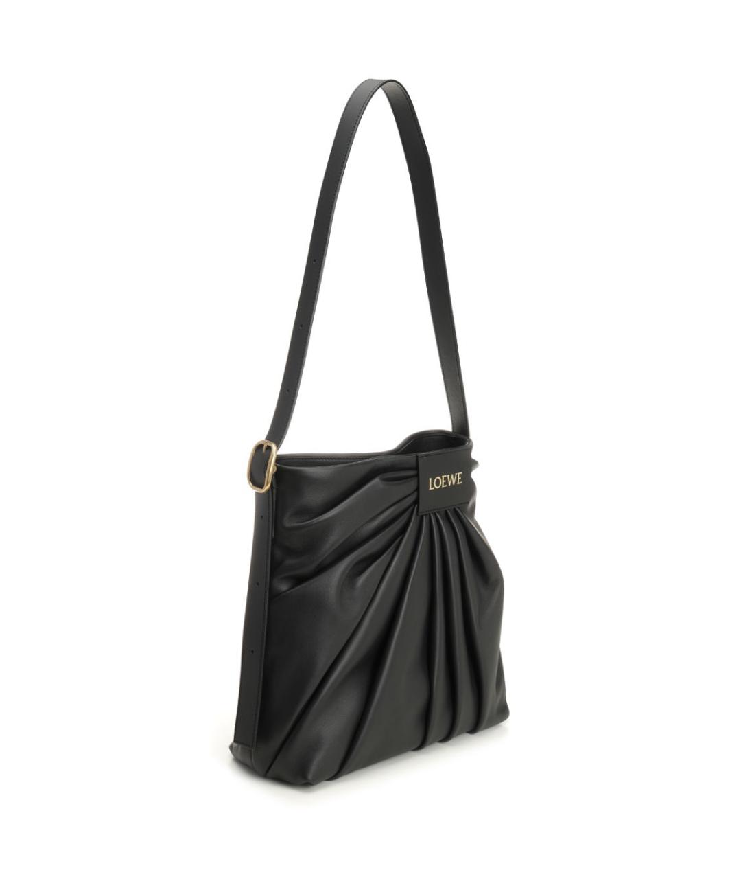 LOEWE Черная кожаная сумка через плечо, фото 2