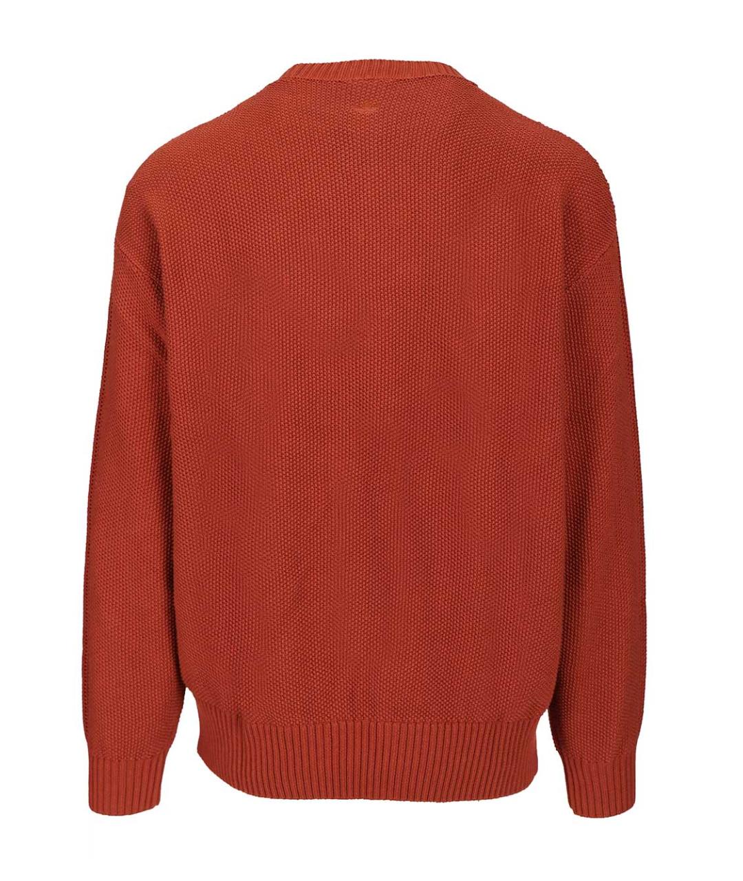 ADIDAS Красный хлопковый джемпер / свитер, фото 2