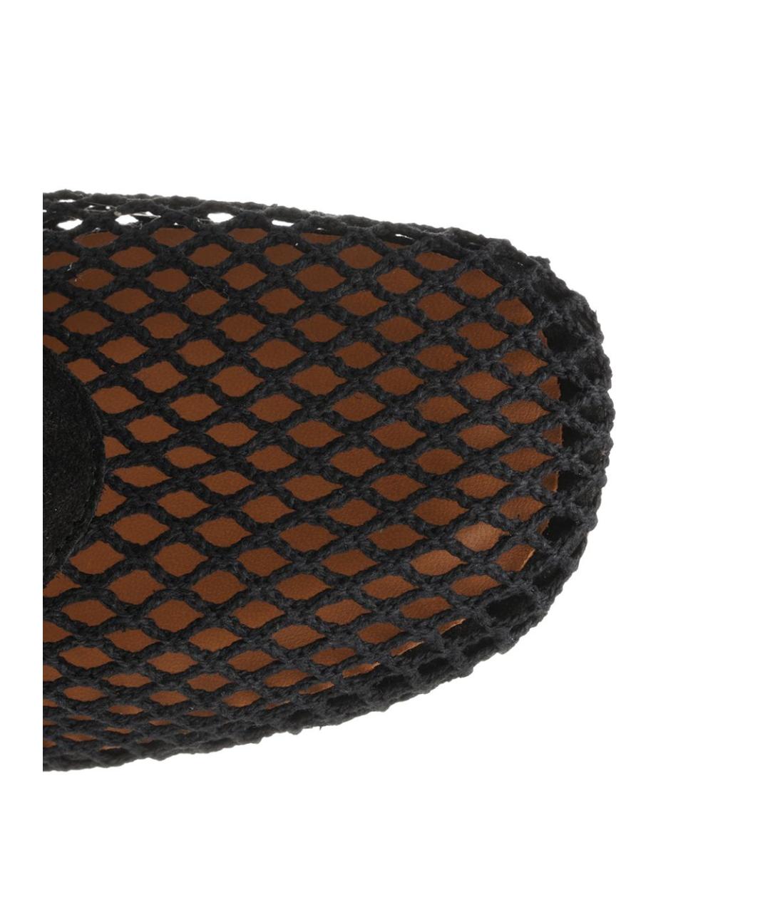 FORTE FORTE Черные текстильные балетки, фото 4