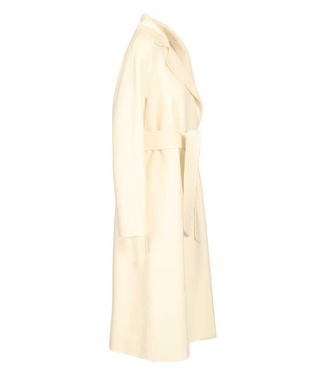 MAX MARA STUDIO Бежевое шерстяное пальто, фото 3