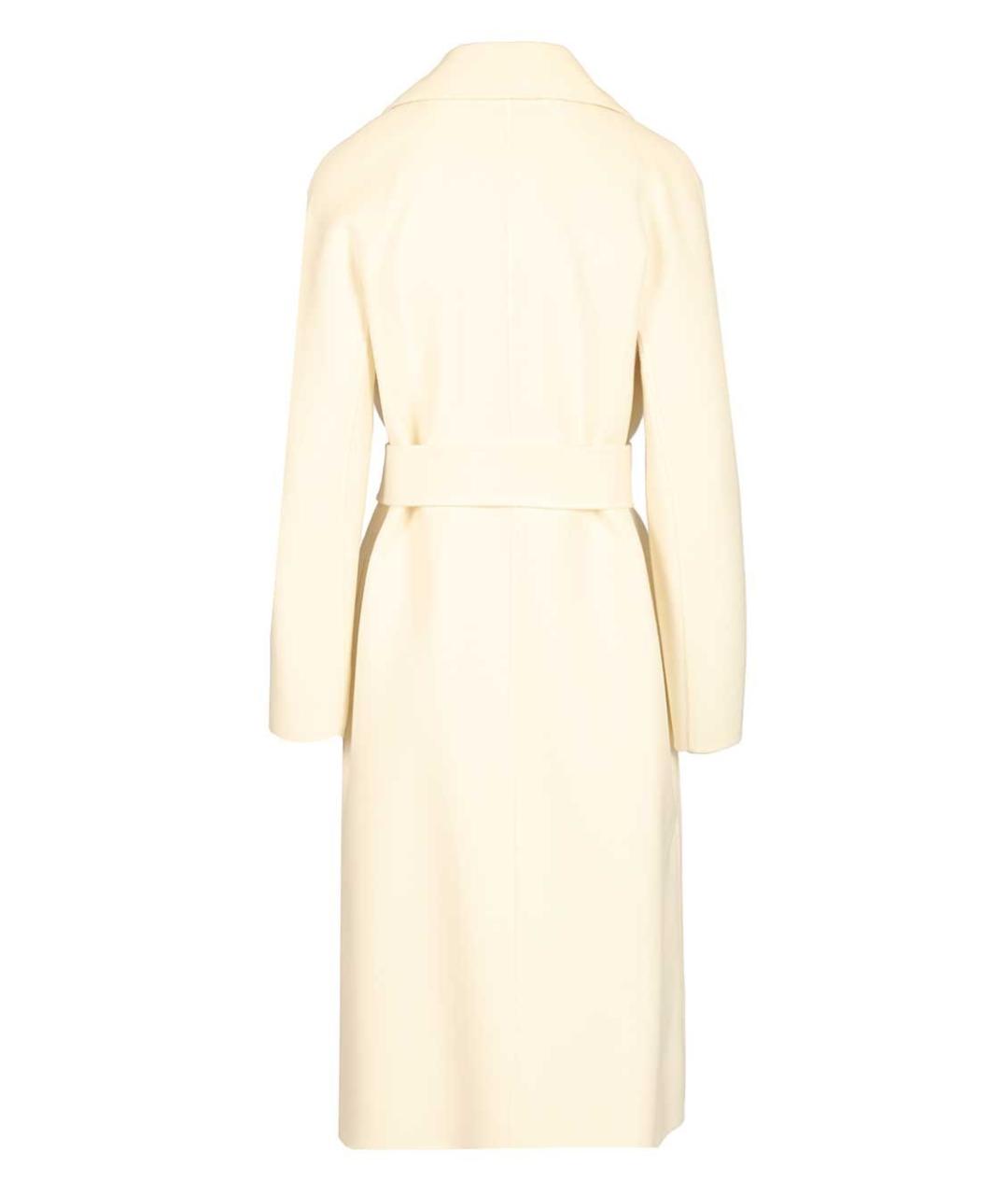 MAX MARA STUDIO Бежевое шерстяное пальто, фото 2