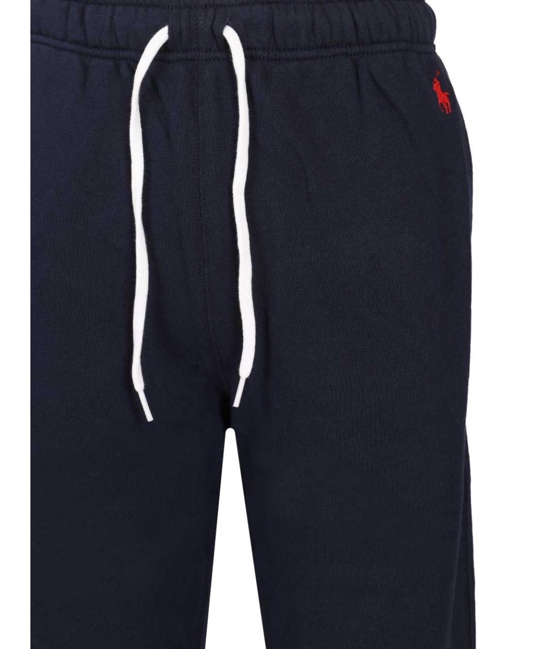 POLO RALPH LAUREN Синие хлопковые спортивные брюки и шорты, фото 4