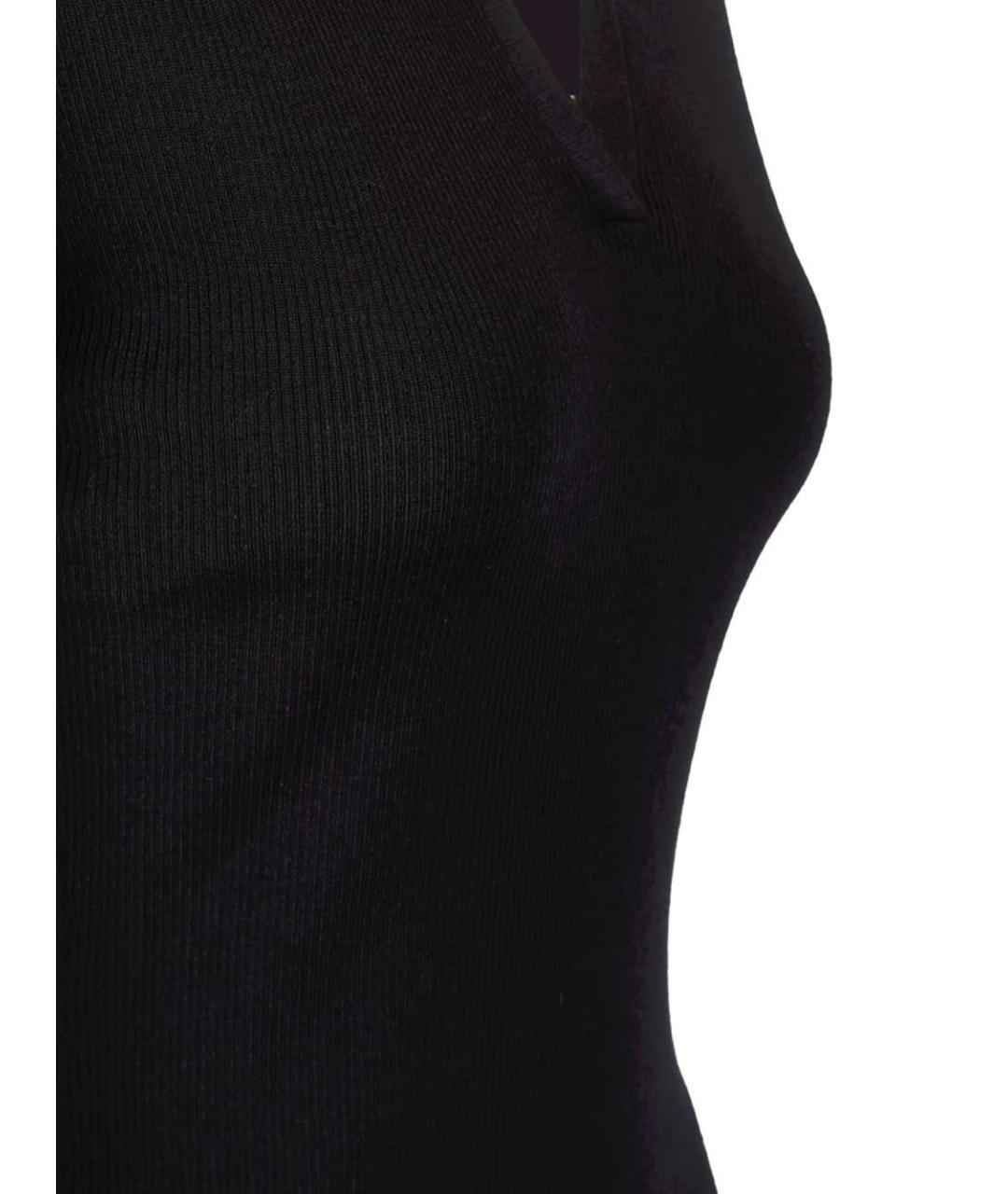 MAX MARA Черный шерстяной джемпер / свитер, фото 4