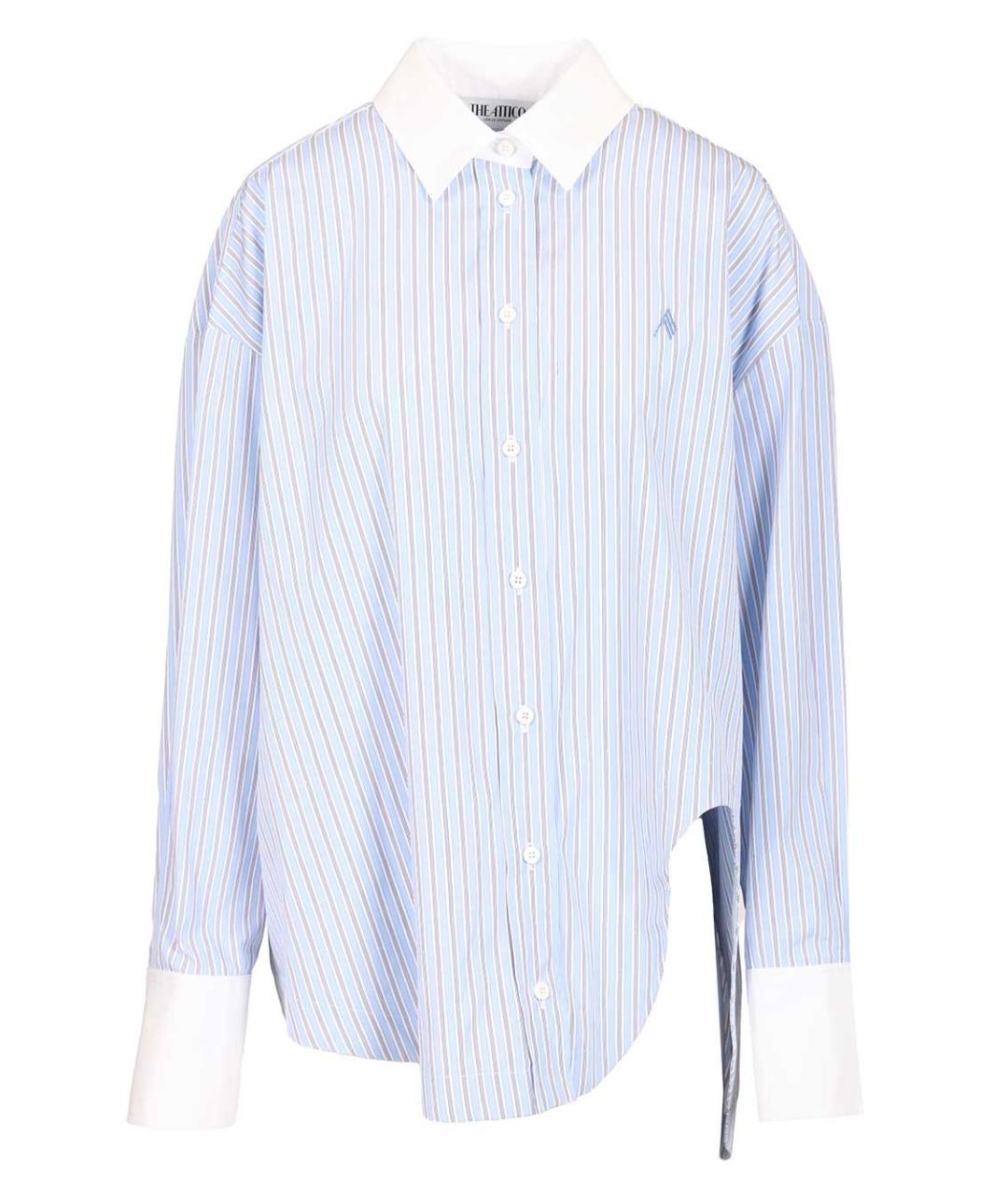 THE ATTICO Голубая хлопковая рубашка, фото 1