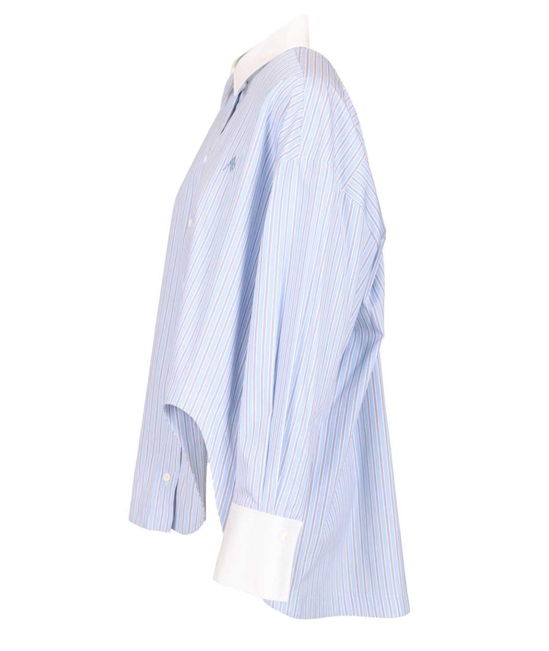 THE ATTICO Голубая хлопковая рубашка, фото 3