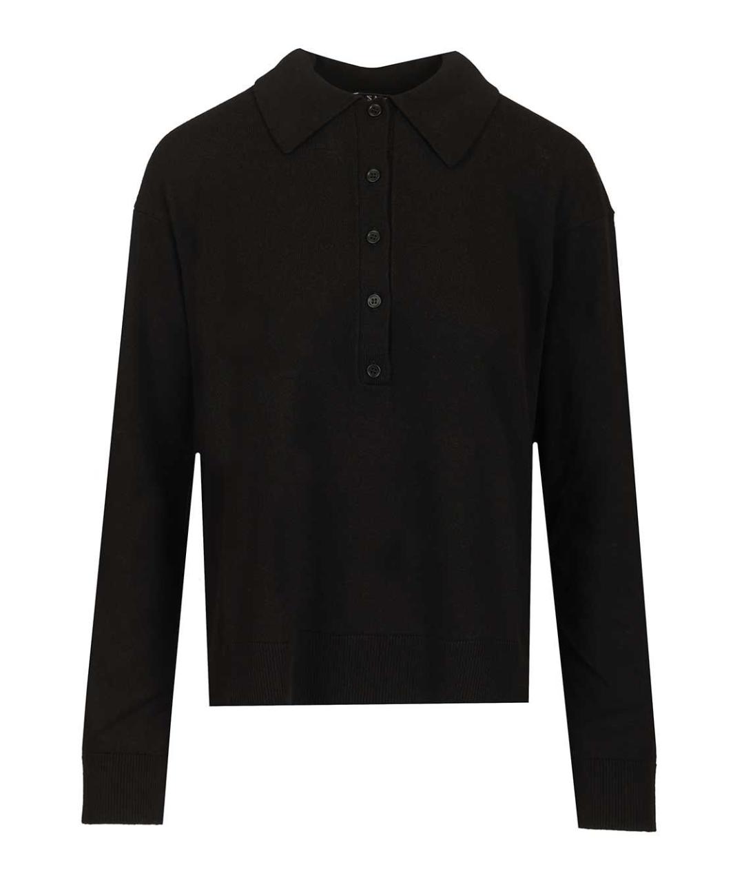 'S MAX MARA Черный шерстяной джемпер / свитер, фото 1