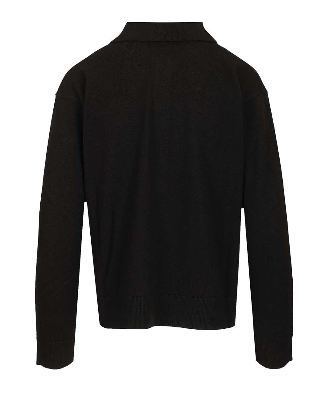 'S MAX MARA Черный шерстяной джемпер / свитер, фото 2