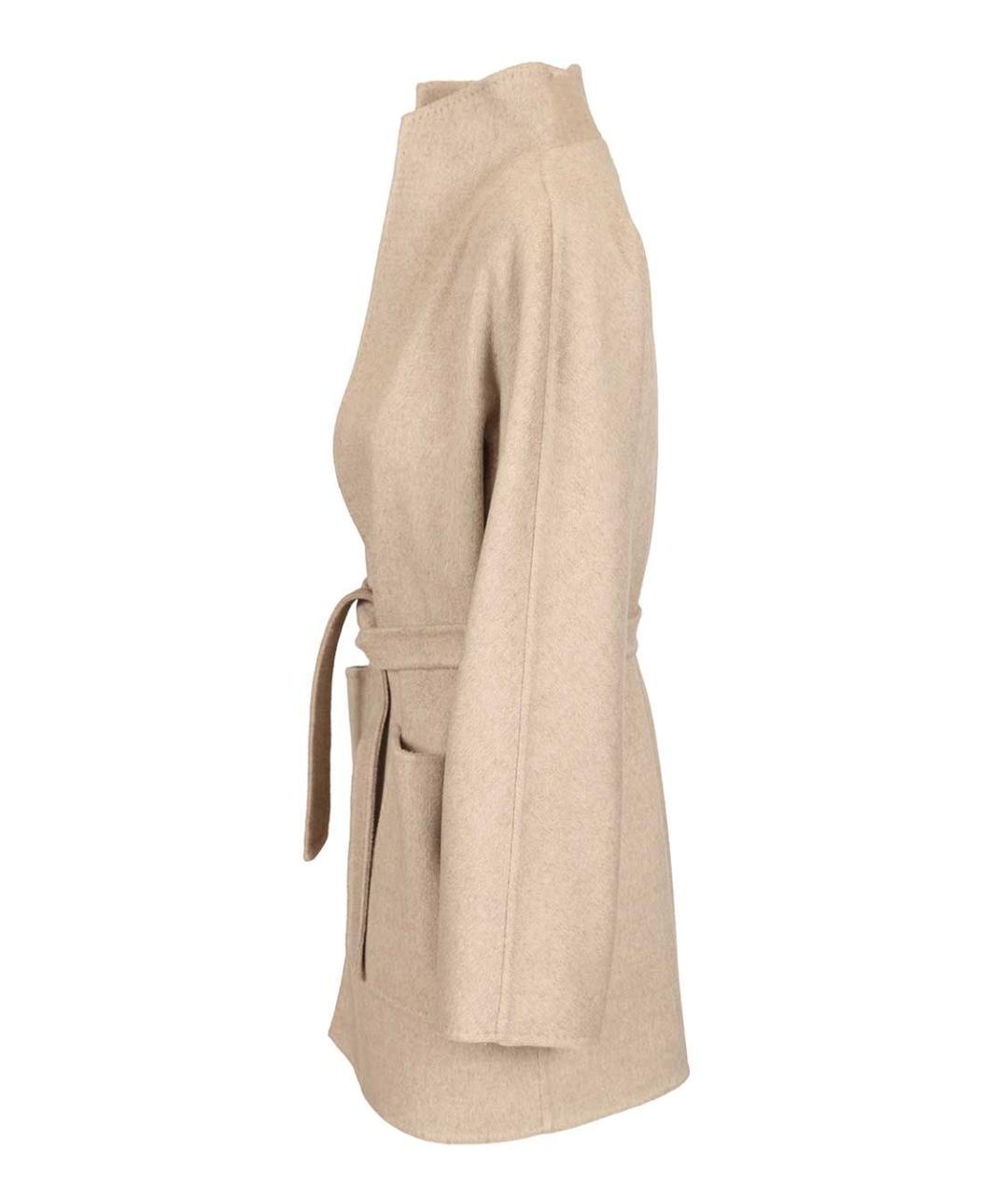 MAX MARA Бежевое кашемировое пальто, фото 3