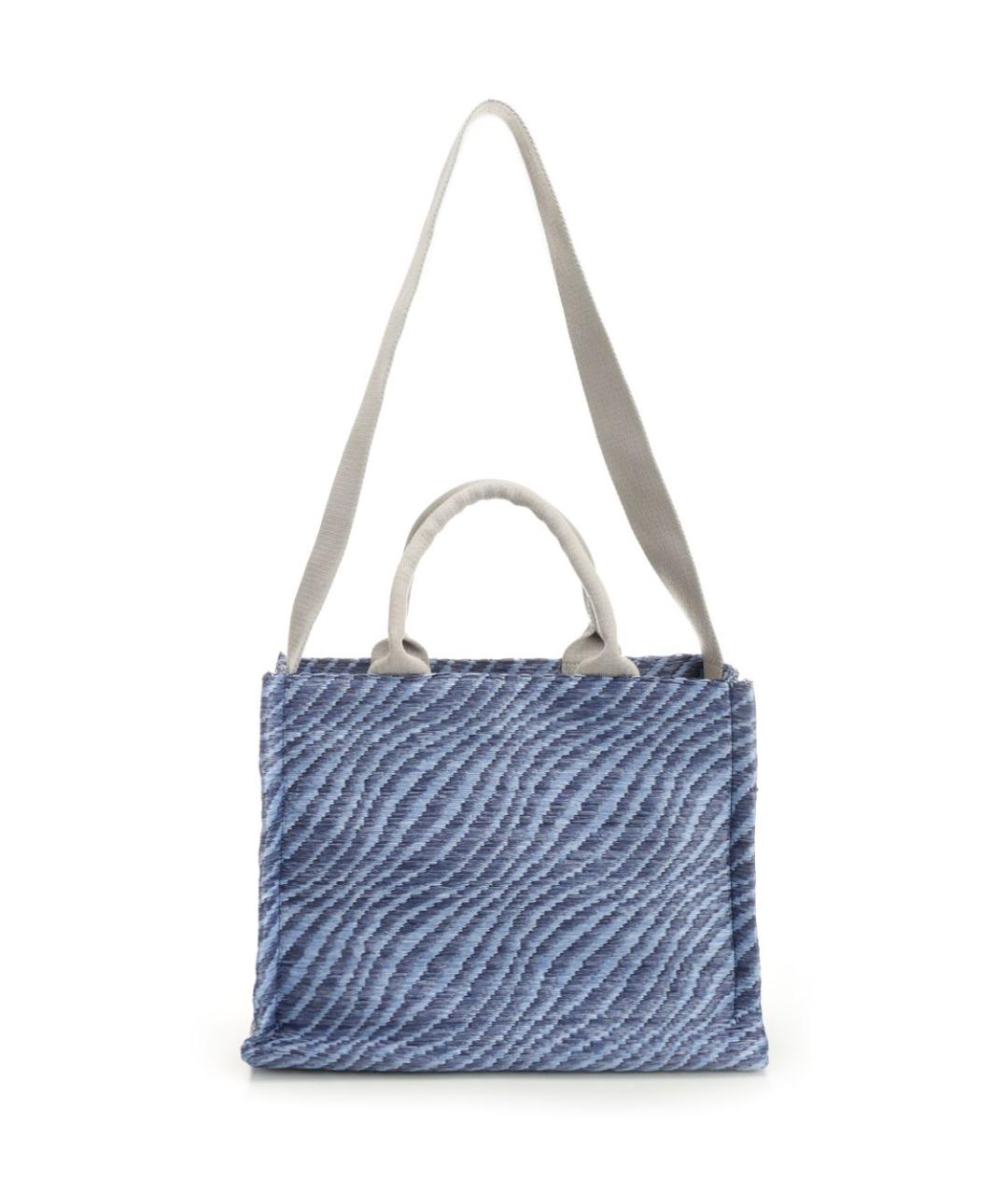 MARNI Голубая тканевая сумка тоут, фото 3