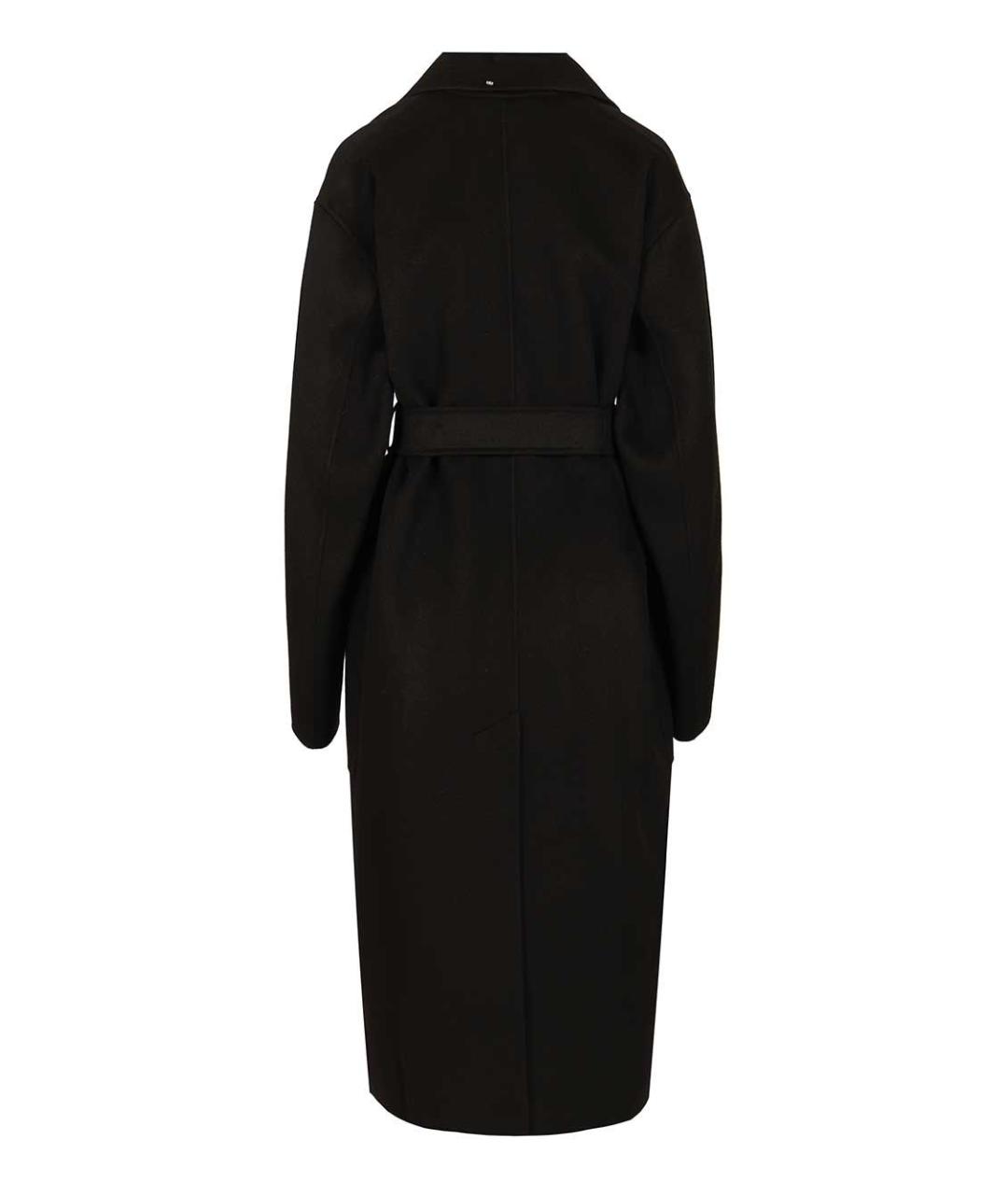 SPORTMAX Черное шерстяное пальто, фото 2