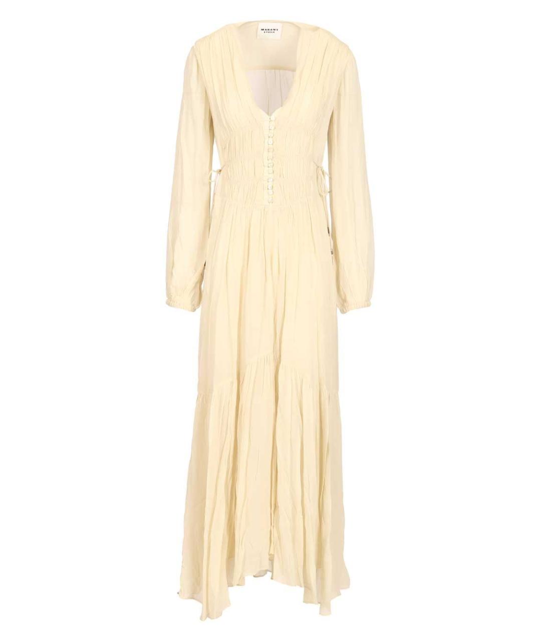 ISABEL MARANT ETOILE Бежевое вискозное повседневное платье, фото 1