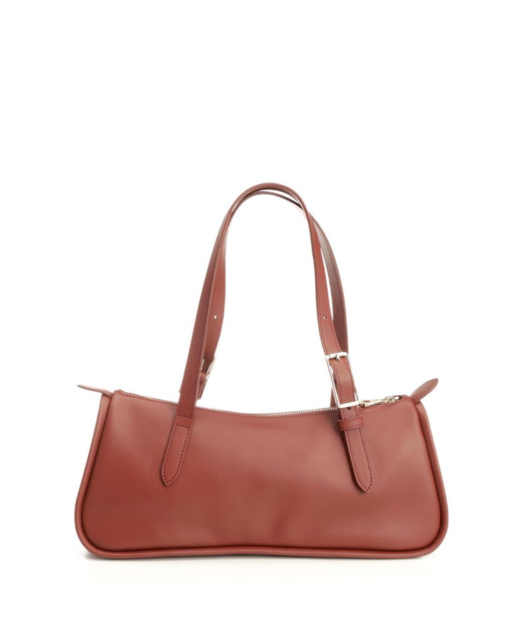 LONGCHAMP Красная кожаная сумка через плечо, фото 3