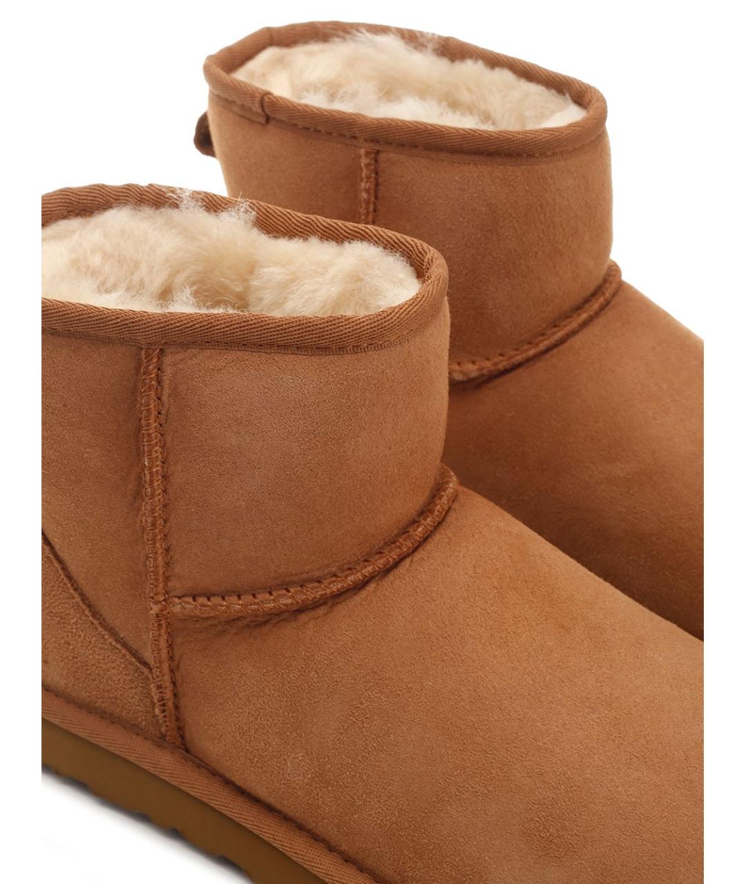 UGG AUSTRALIA Коричневые замшевые ботинки, фото 5