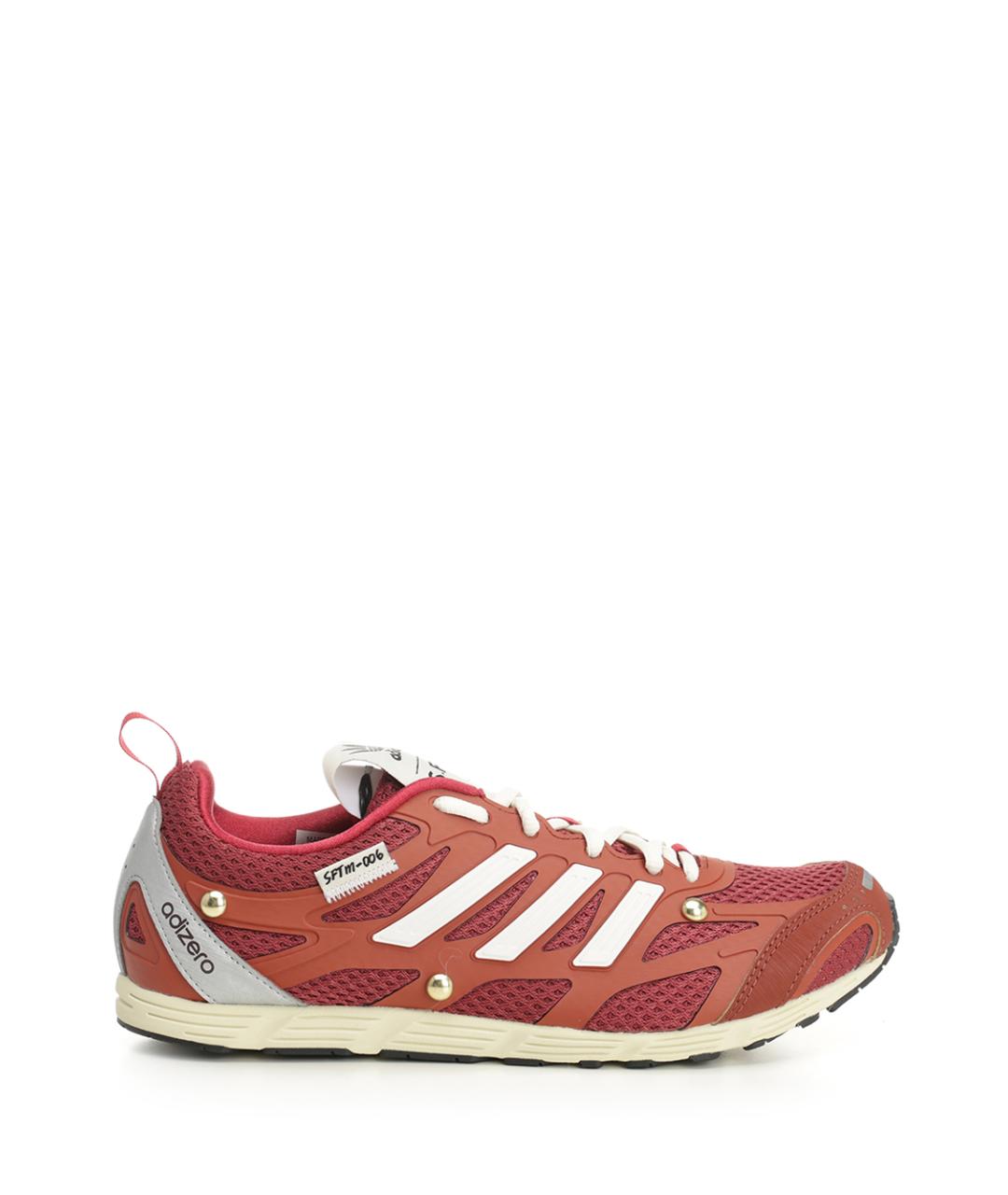 ADIDAS Красные текстильные низкие кроссовки / кеды, фото 1