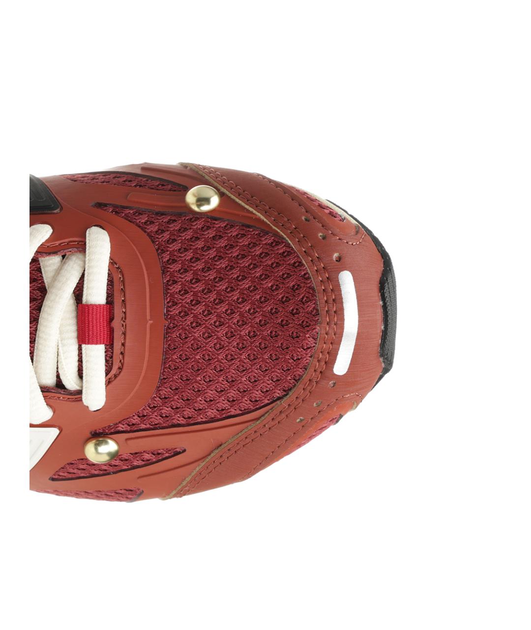 ADIDAS Красные текстильные низкие кроссовки / кеды, фото 4