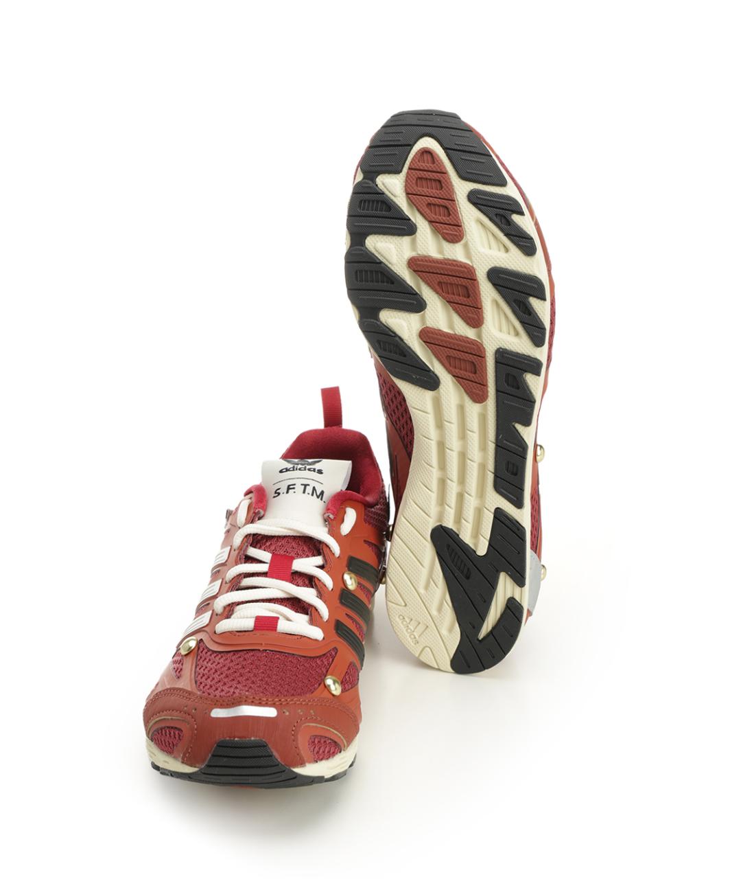 ADIDAS Красные текстильные низкие кроссовки / кеды, фото 5