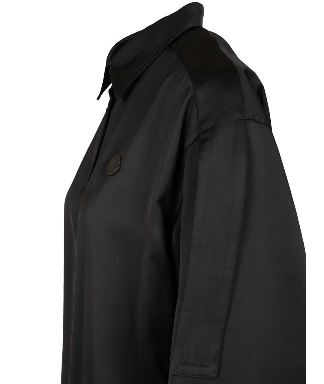 MONCLER Черная полиамидовая рубашка, фото 5