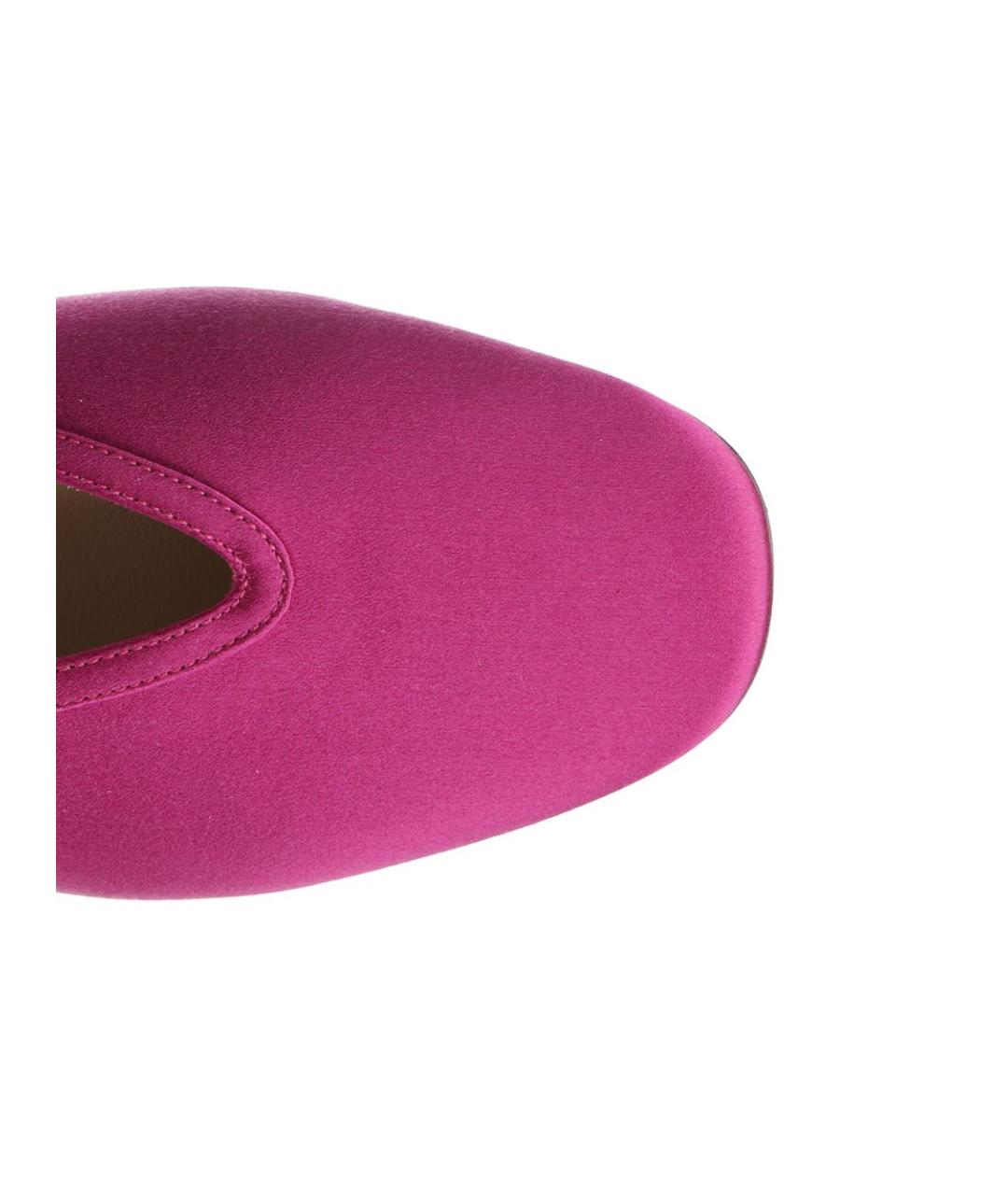 LE MONDE BERYL Розовые текстильные балетки, фото 4
