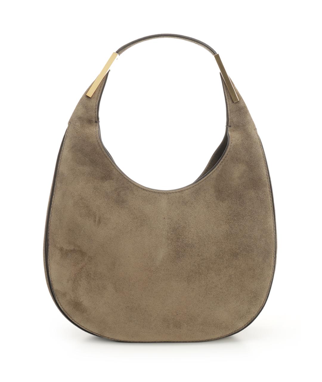 Savette Коричневая замшевая сумка через плечо, фото 1