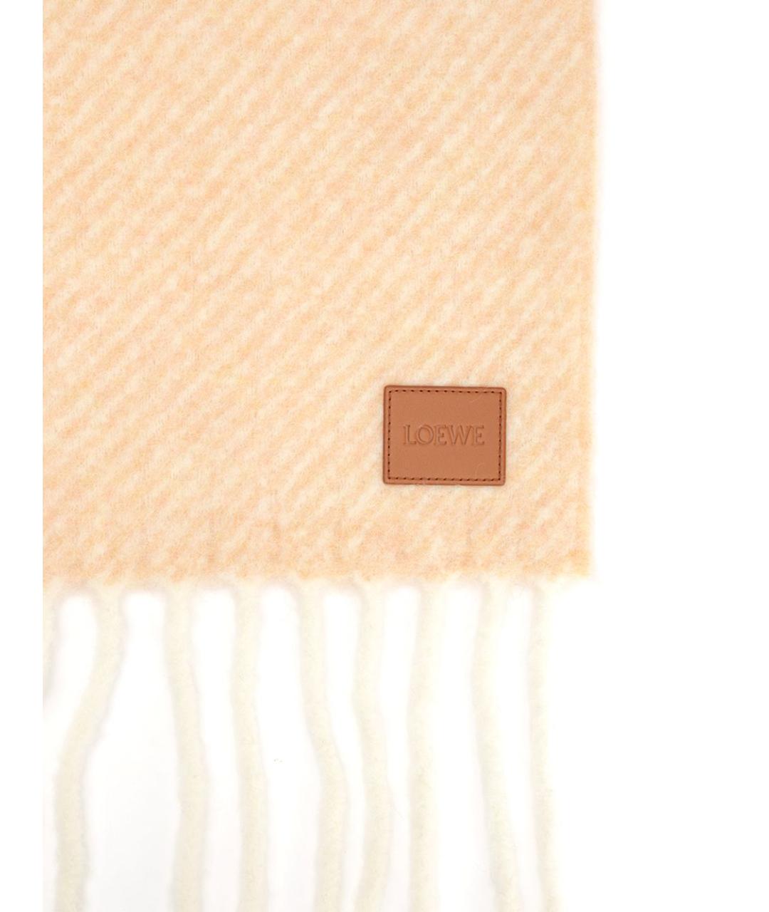 LOEWE Мульти шерстяной шарф, фото 2