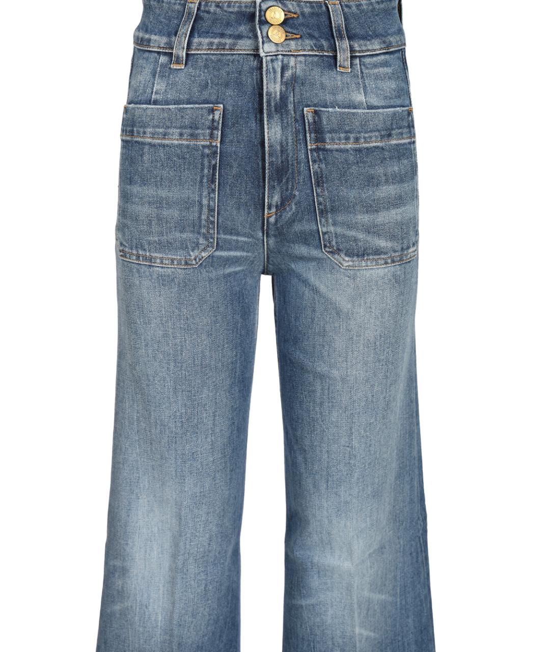 SEAFARER Синие хлопко-эластановые джинсы клеш, фото 4