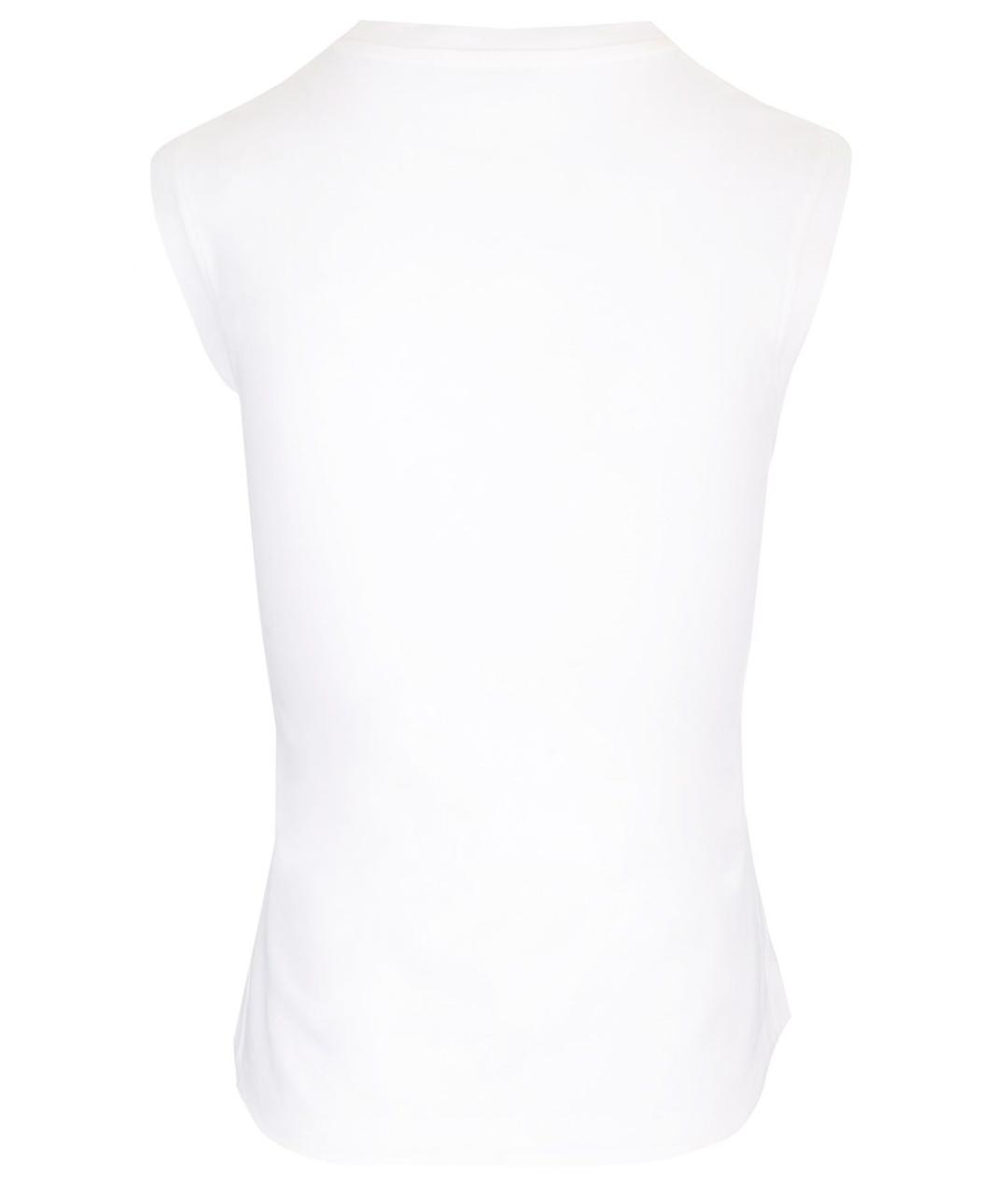 THE ATTICO Белая хлопковая майка, фото 2