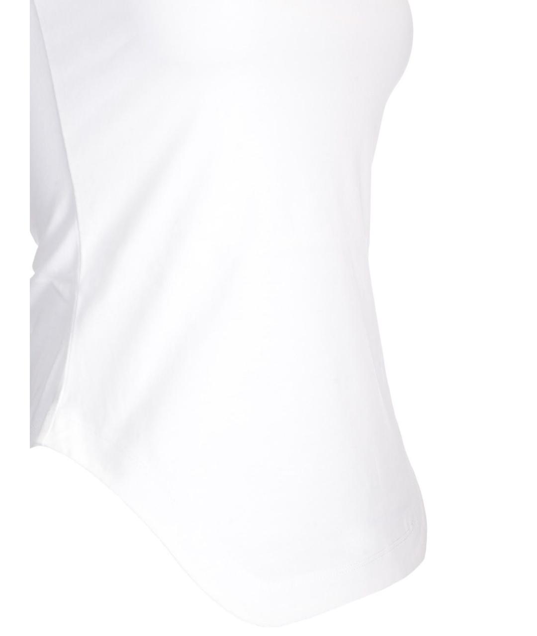 THE ATTICO Белая хлопковая майка, фото 4