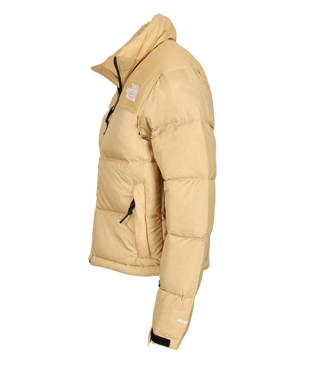 THE NORTH FACE Бежевый полиамидовый пуховик, фото 3
