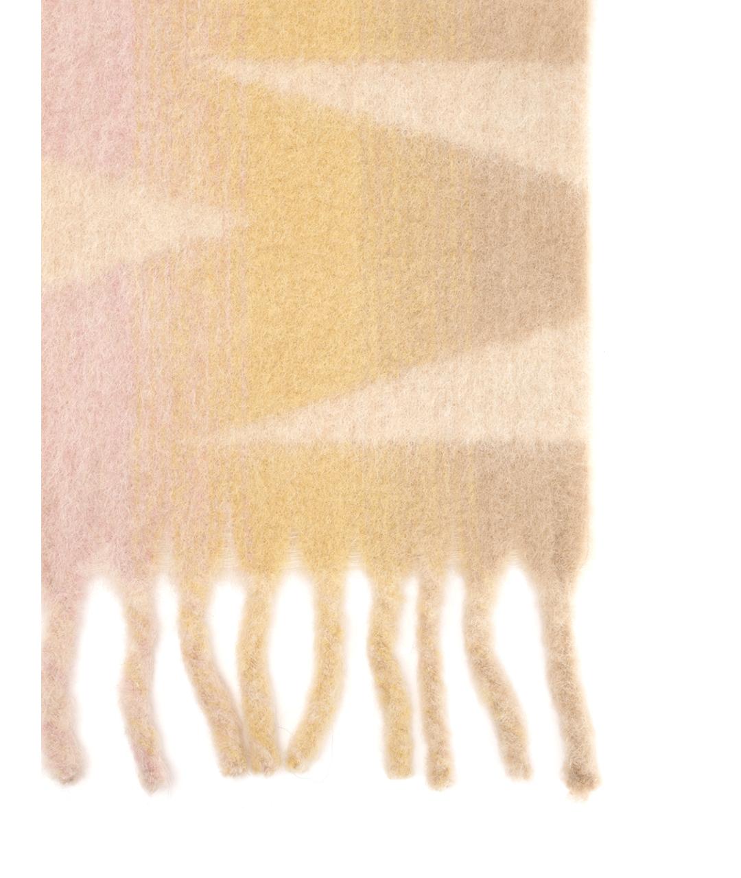 ISABEL MARANT Бежевый шерстяной шарф, фото 2