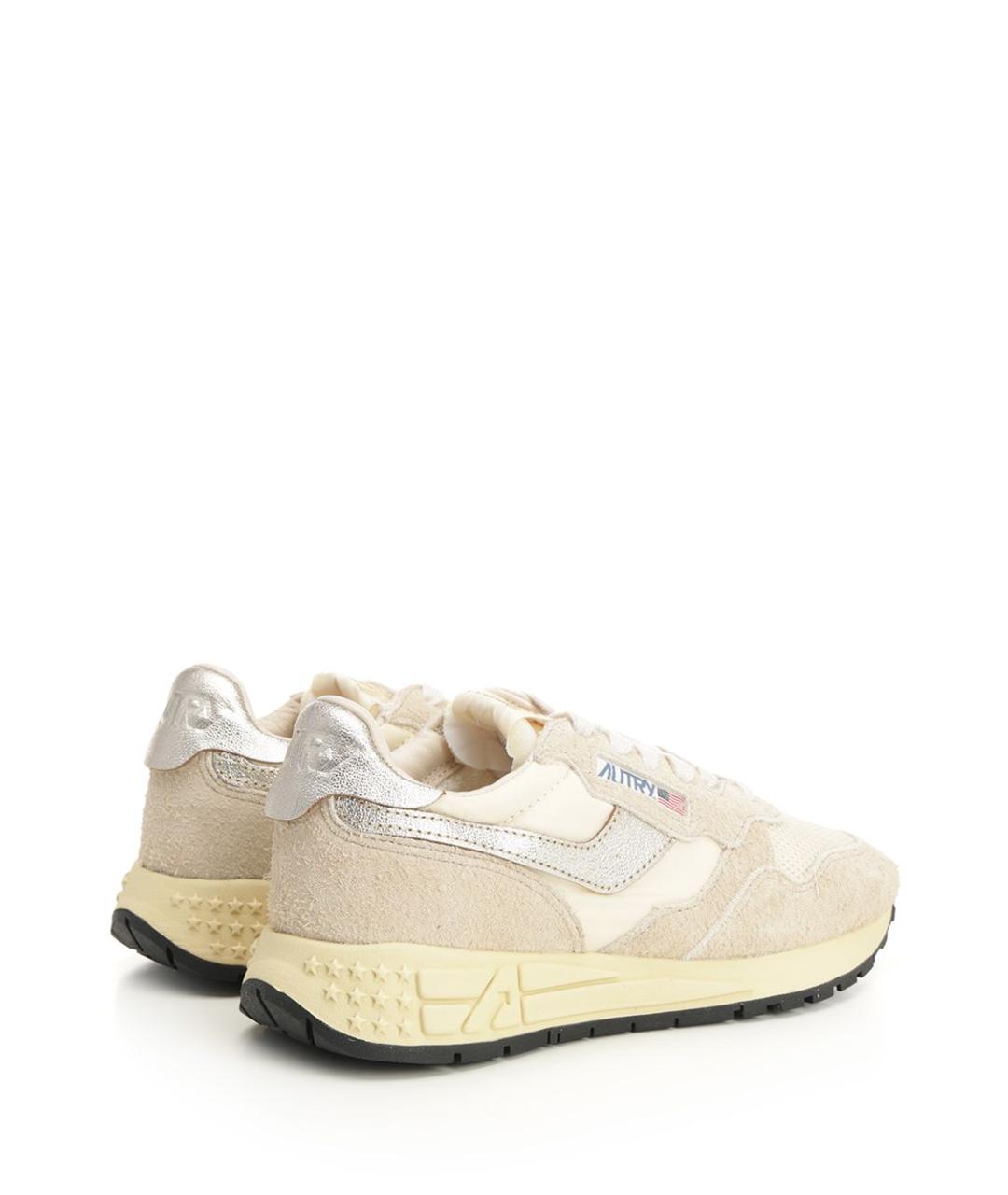 AUTRY Бежевые текстильные кроссовки, фото 3