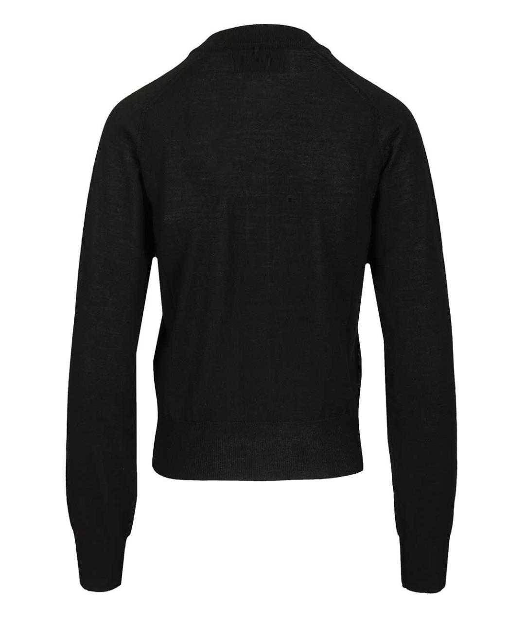 Ami Paris Черный шерстяной кардиган, фото 2