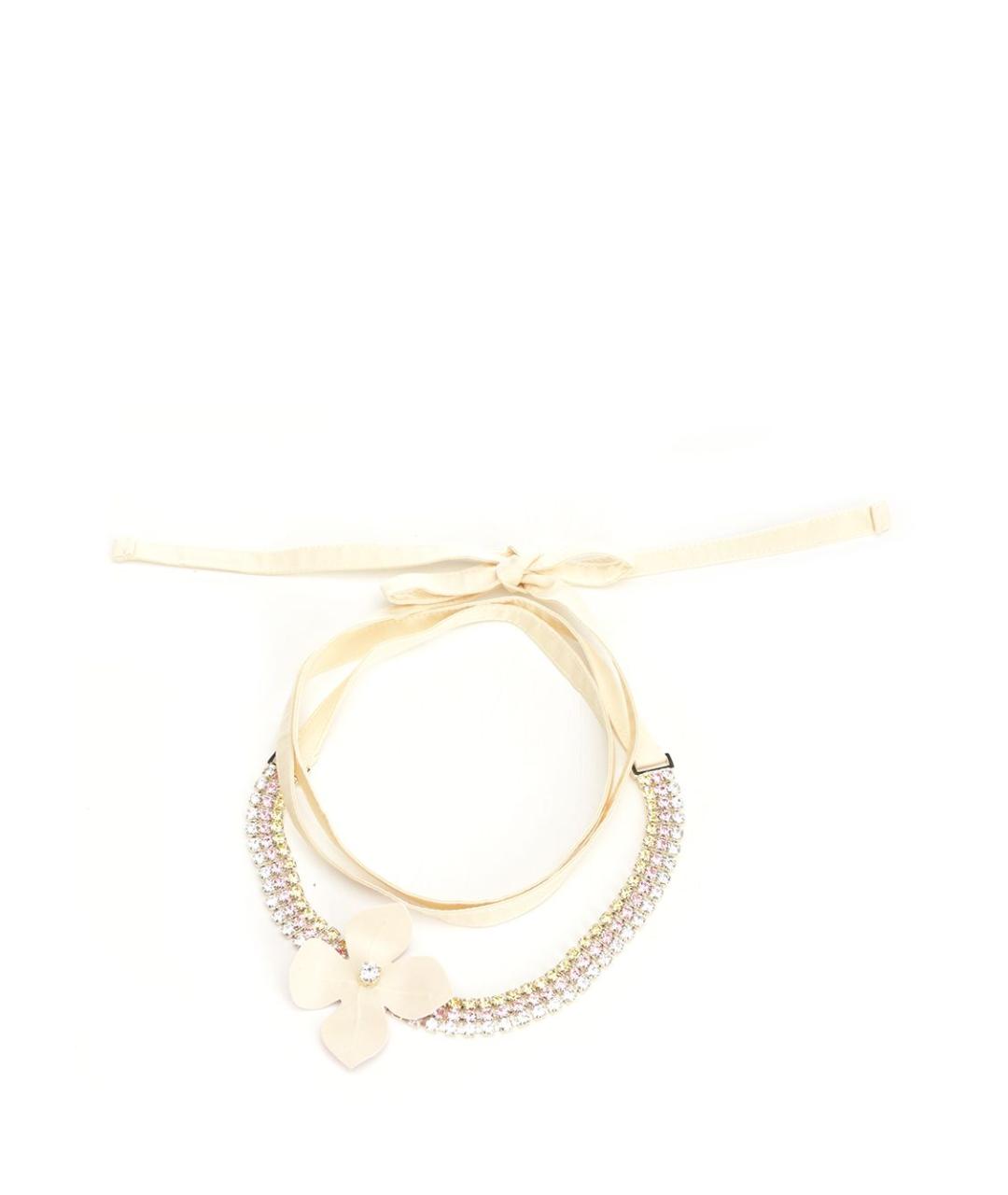 MARNI Золотое латунное колье, фото 1