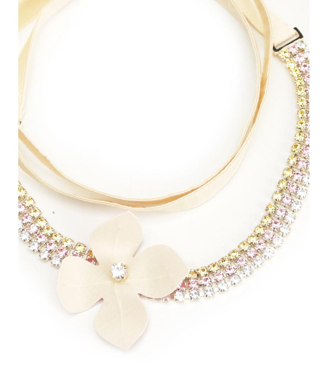 MARNI Золотое латунное колье, фото 2