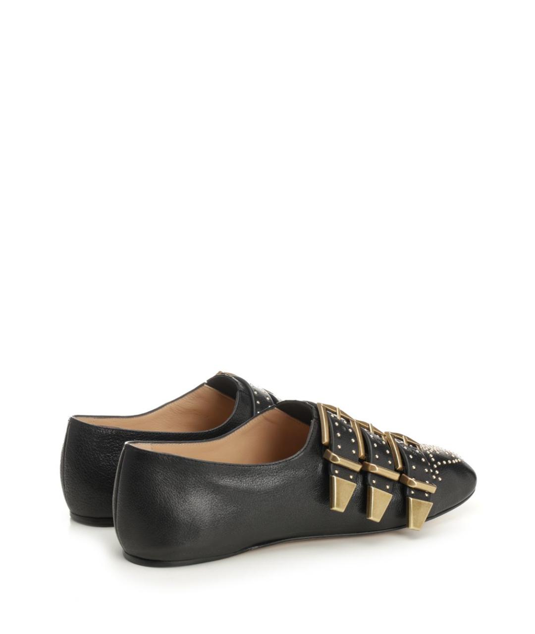 CHLOE Черные кожаные балетки, фото 3