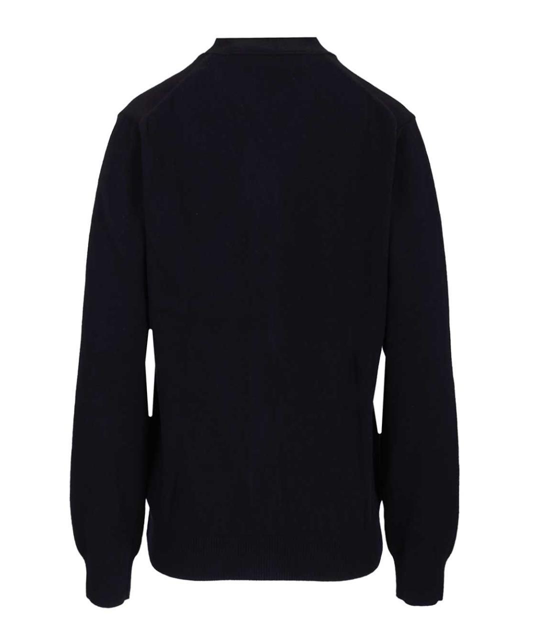 COMME DES GARÇONS PLAY Синий шерстяной джемпер / свитер, фото 2