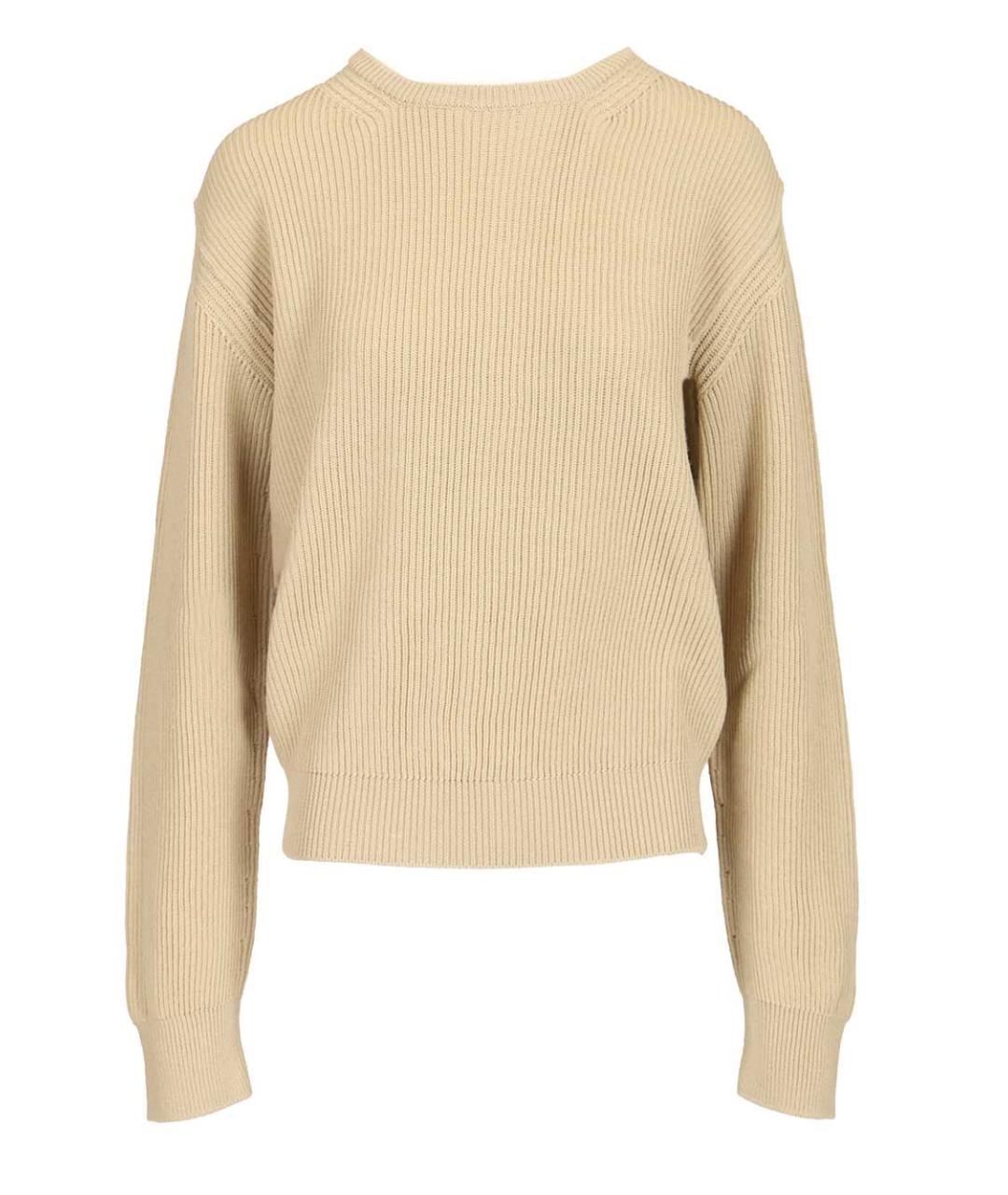 RICK OWENS Бежевый шерстяной джемпер / свитер, фото 1