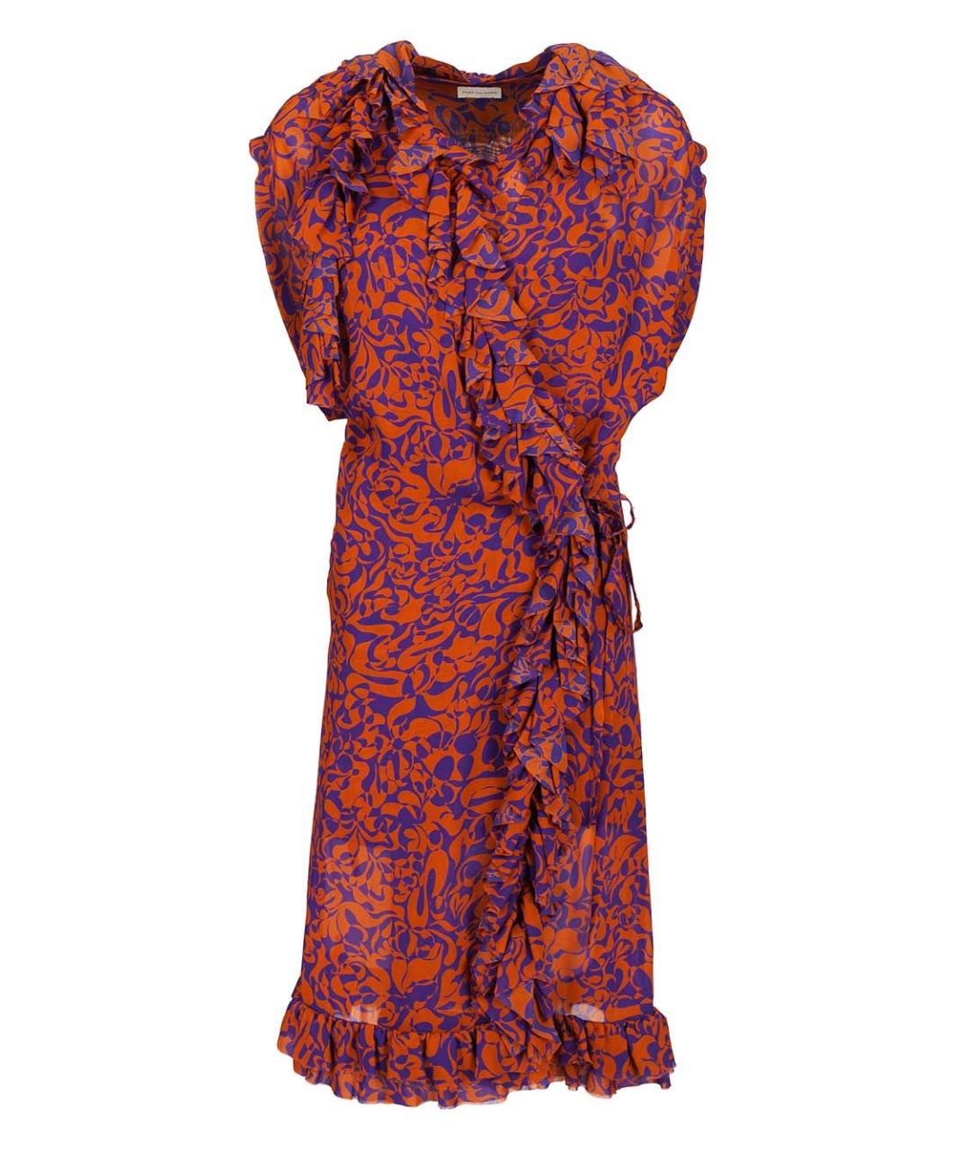 DRIES VAN NOTEN Мульти вискозное повседневное платье, фото 1