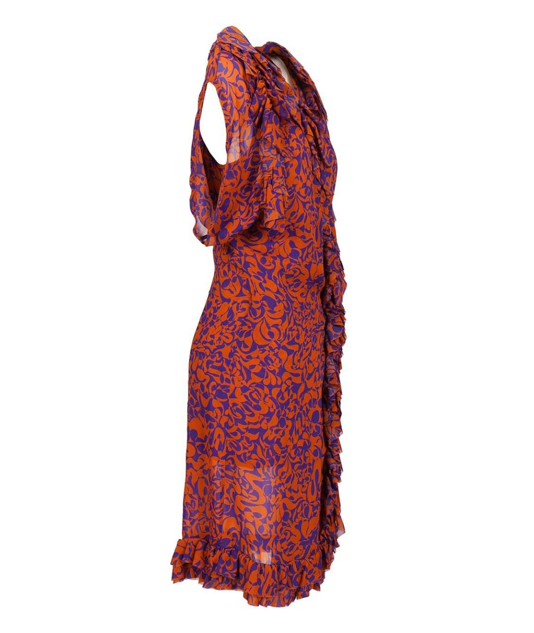 DRIES VAN NOTEN Мульти вискозное повседневное платье, фото 3
