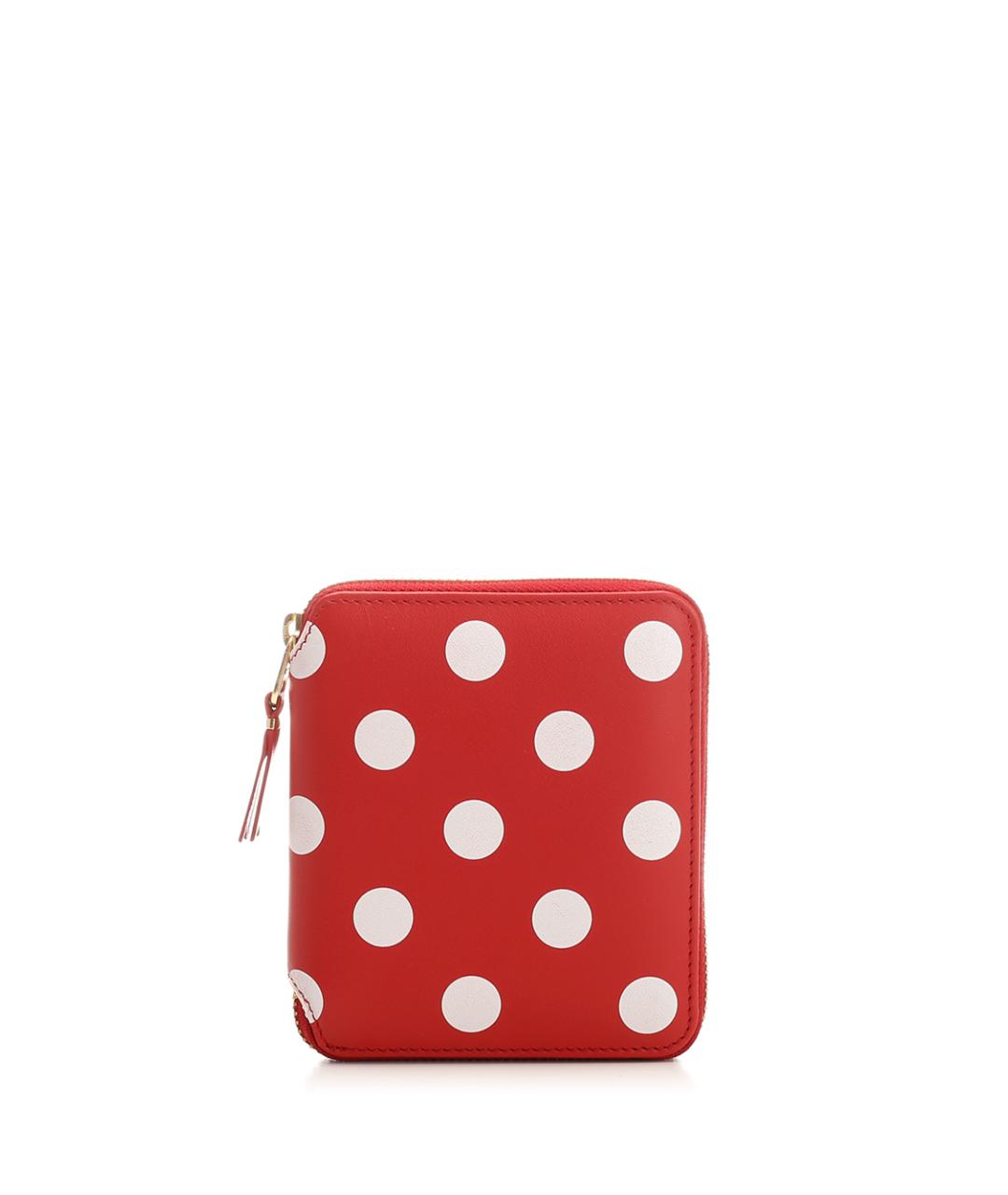 COMME DES GARÇONS WALLET Красный кожаный кошелек, фото 1