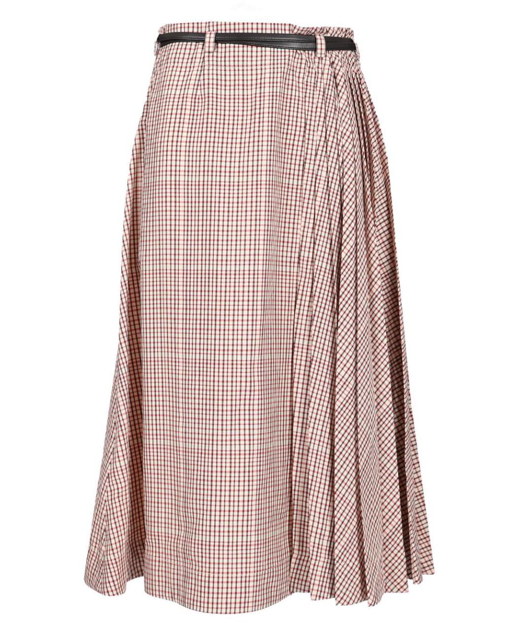 BOTTEGA VENETA Мульти вискозная юбка миди, фото 2