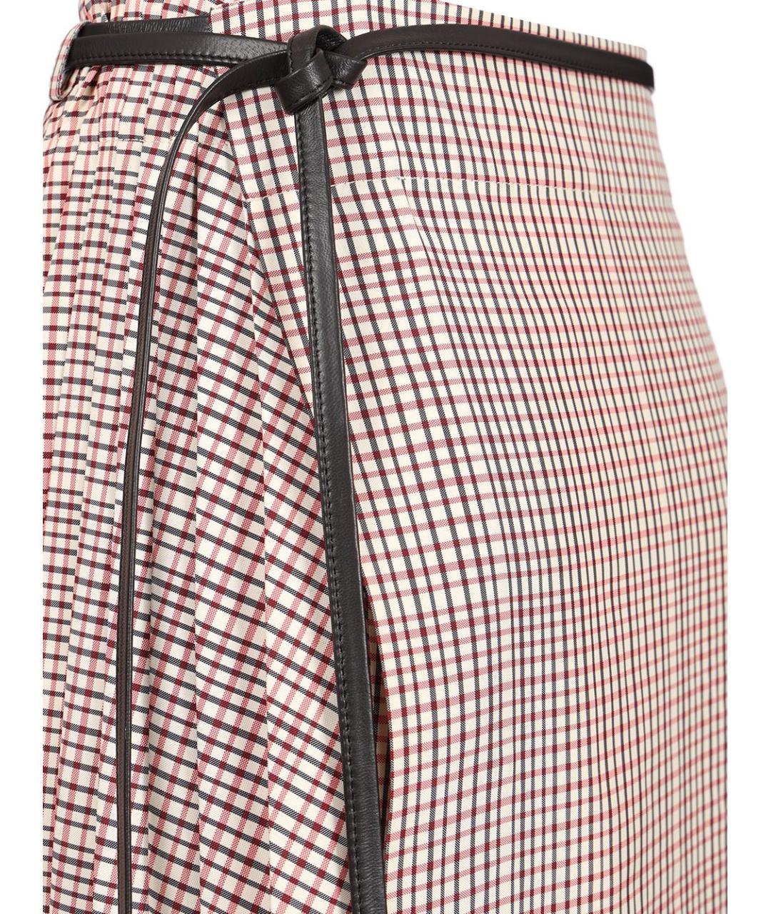 BOTTEGA VENETA Мульти вискозная юбка миди, фото 4