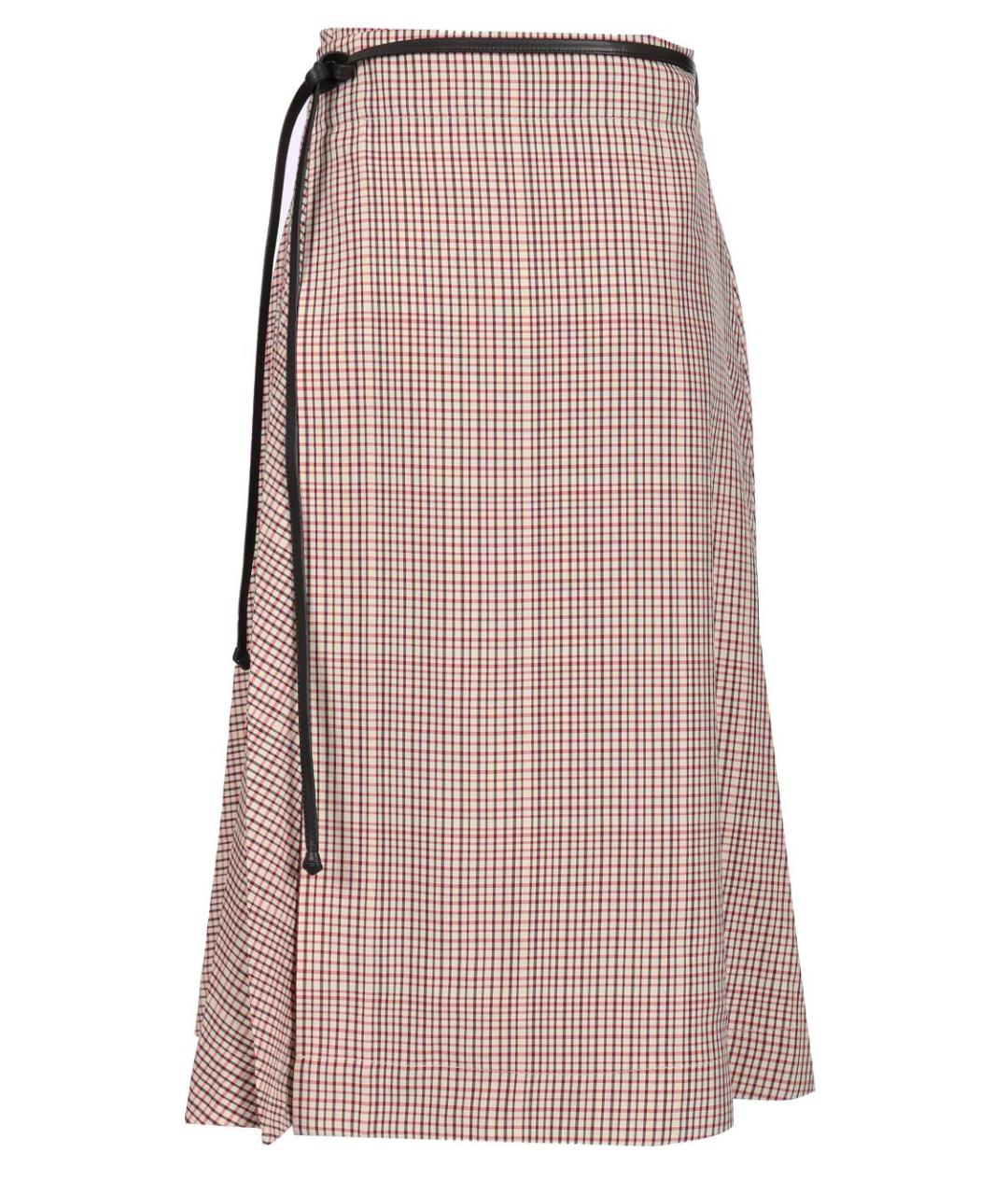 BOTTEGA VENETA Мульти вискозная юбка миди, фото 1
